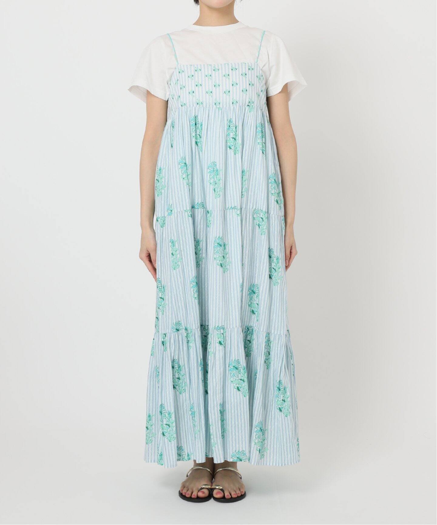 ne Quittez pas / ヌキテパ】POPLIN STRIPE SHIRTS DRES