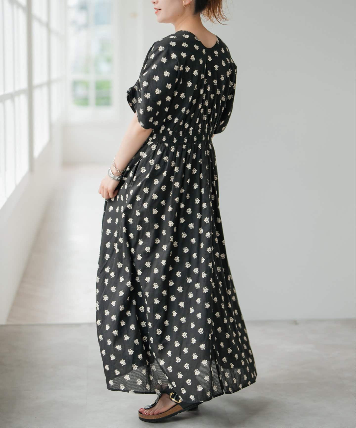 ne Quittez pas / ヌキテパ WAIST GATHER DRESS（ワンピース）｜Spick