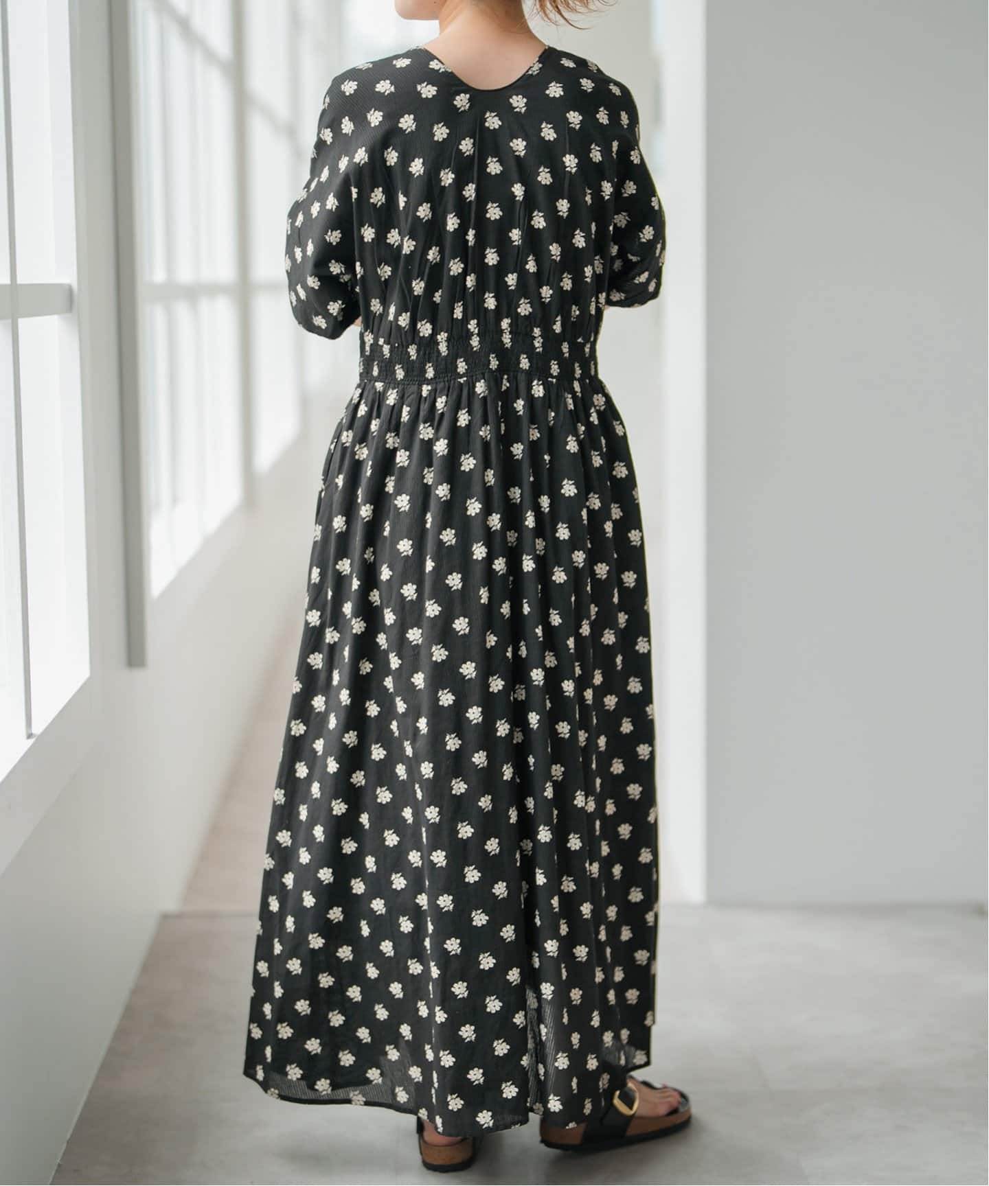 ne Quittez pas / ヌキテパ WAIST GATHER DRESS（ワンピース）｜Spick