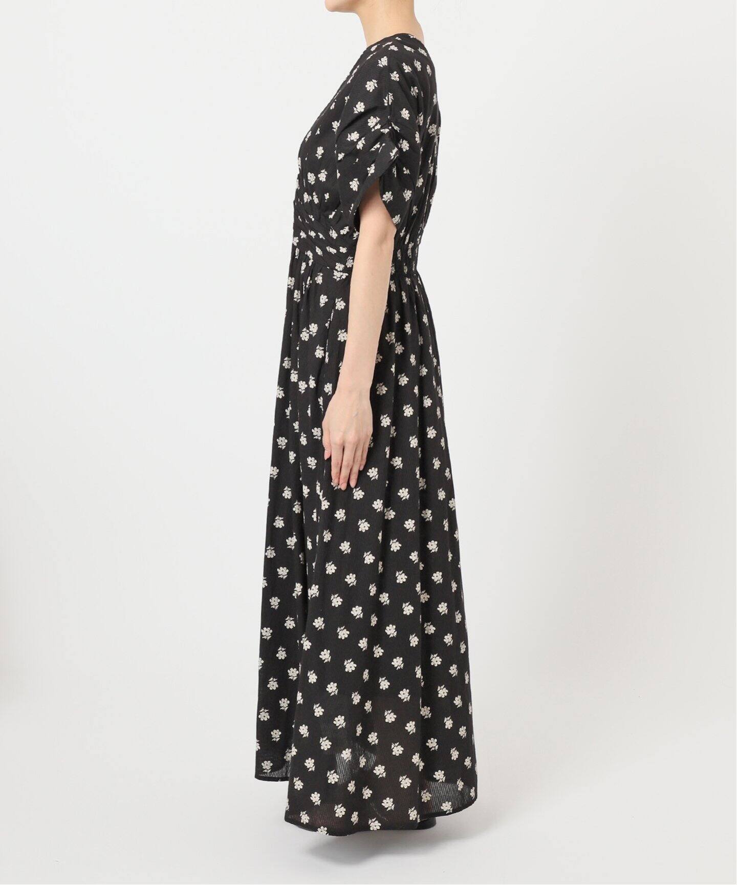 7/25まで値下げ ne Quittez pas ヌキテパ ワンピース ne Quittez pas / ヌキテパ WAIST GATHER DRESS（ワンピース