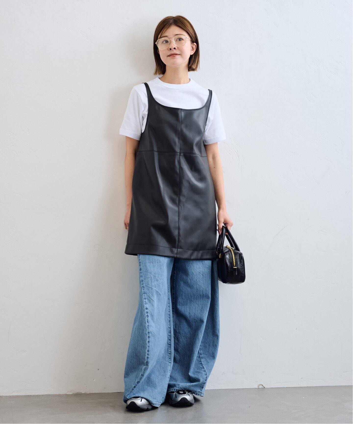 新品未使用⭐︎AKTE フェイクレザーミニワンピース フェイクレザーミニワンピース（ワンピース）｜AKTE（アクテ）の