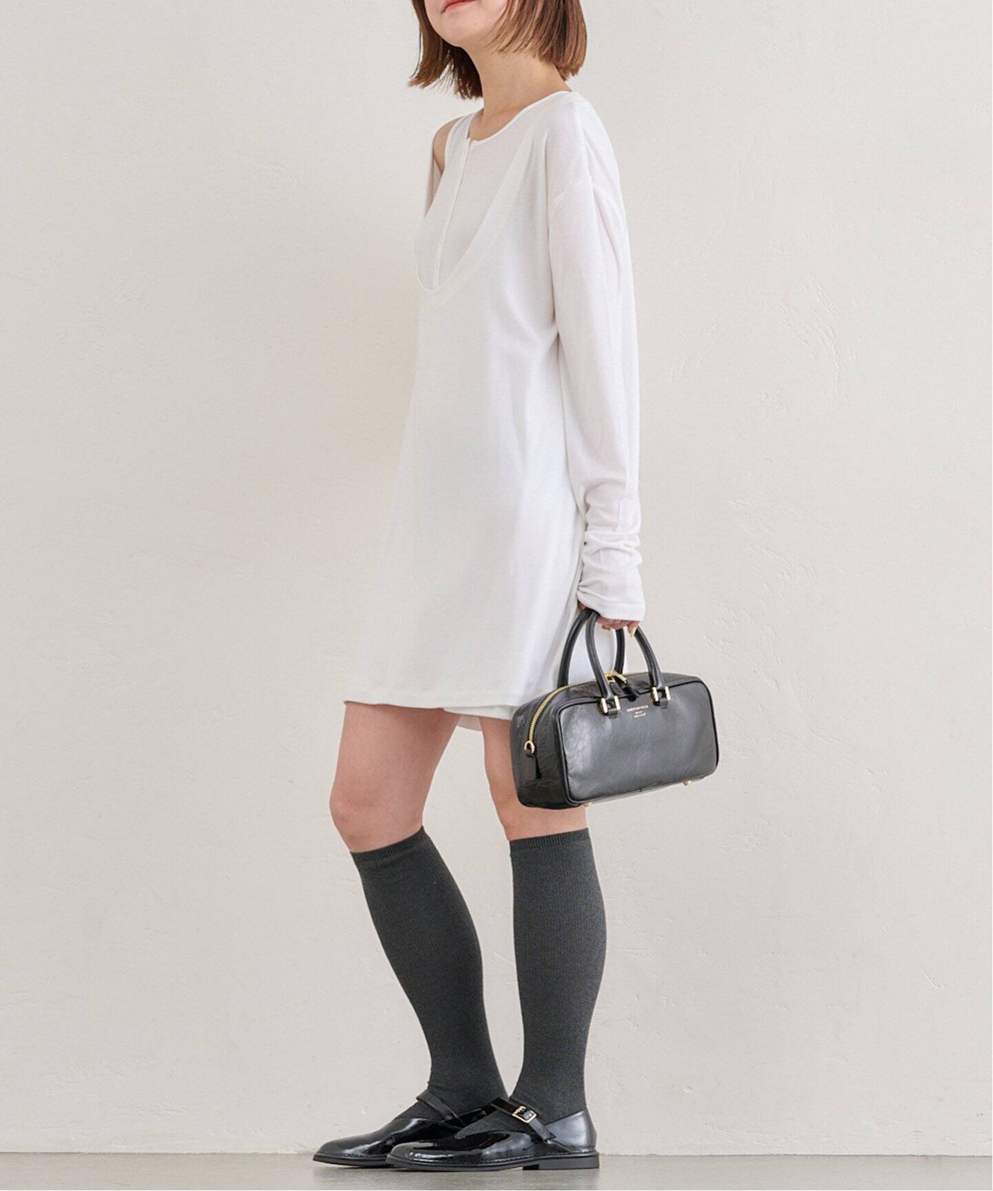 パネル加工★スリップオン★ワンピース★ VICTORIA BECKHAM Victoria Beckham One Shoulder Draped Midi Dress — UFO No More
