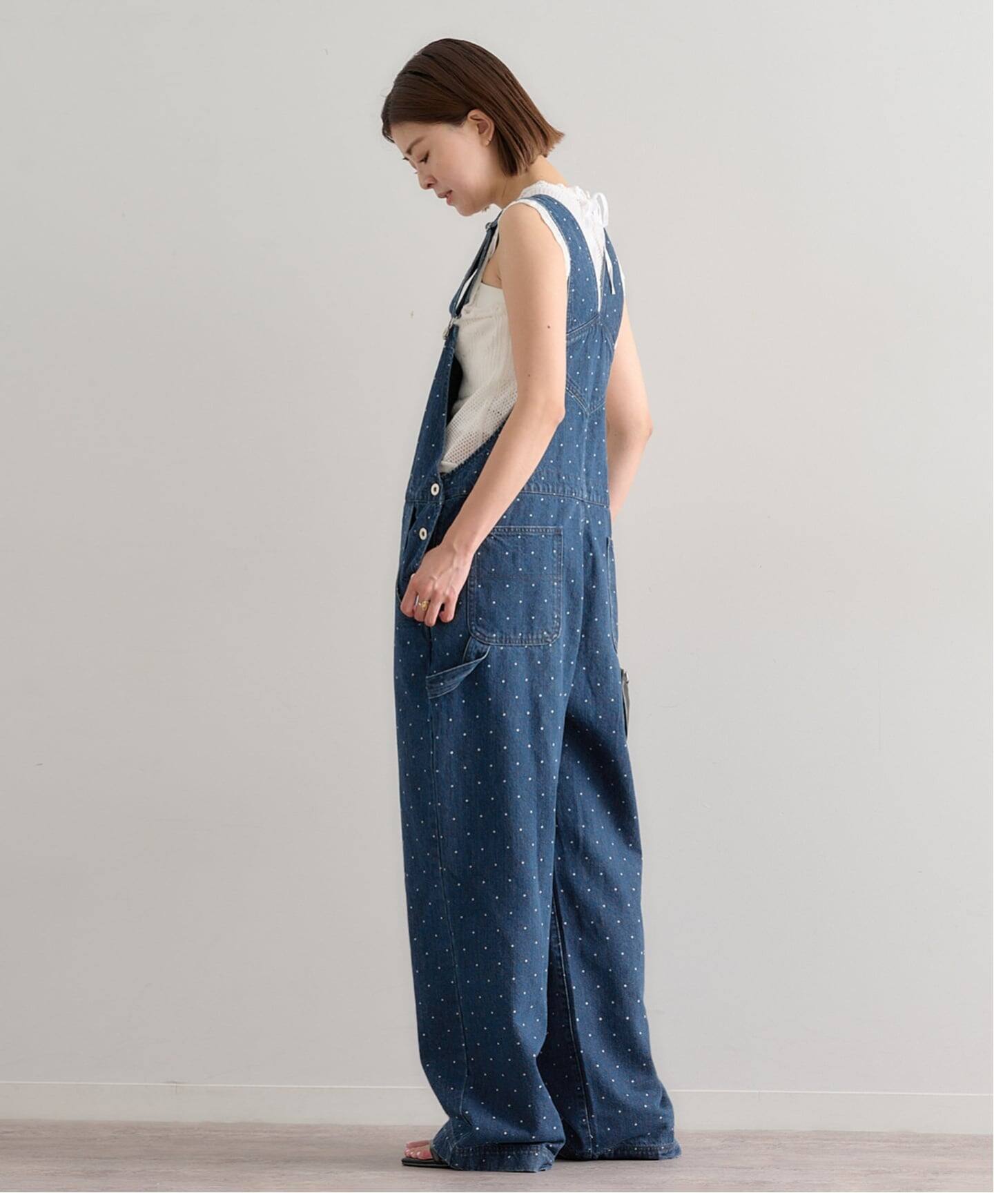 Ubyspick&span デニムオーバーオール　オールインワン34 U by spick & span デニム オーバーオール 34