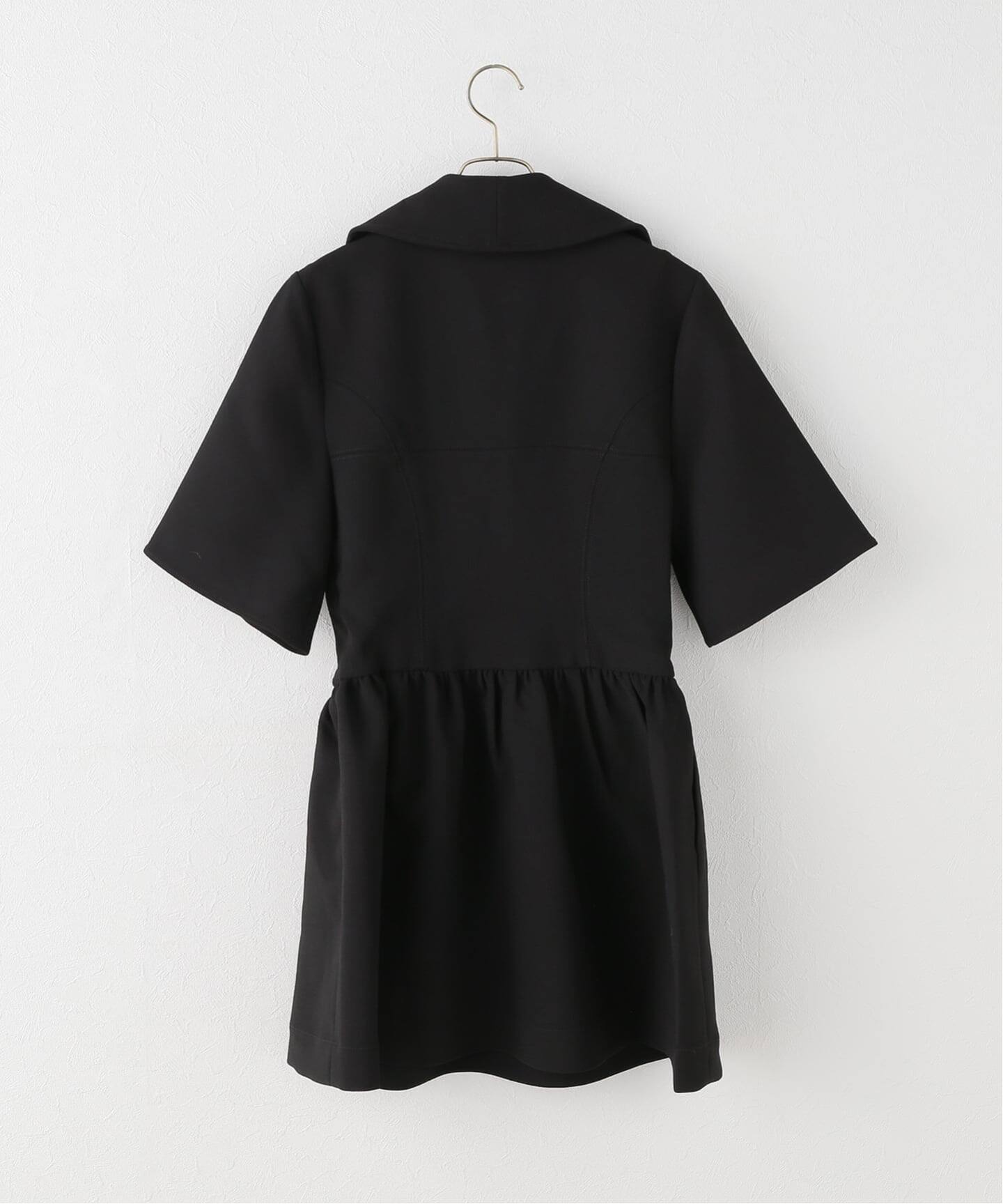 ganni ガニー　ワンピース　ミニドレス　サイズ34 GANNI ガニー ワンピース Crinkled Georgette Flounce Mini