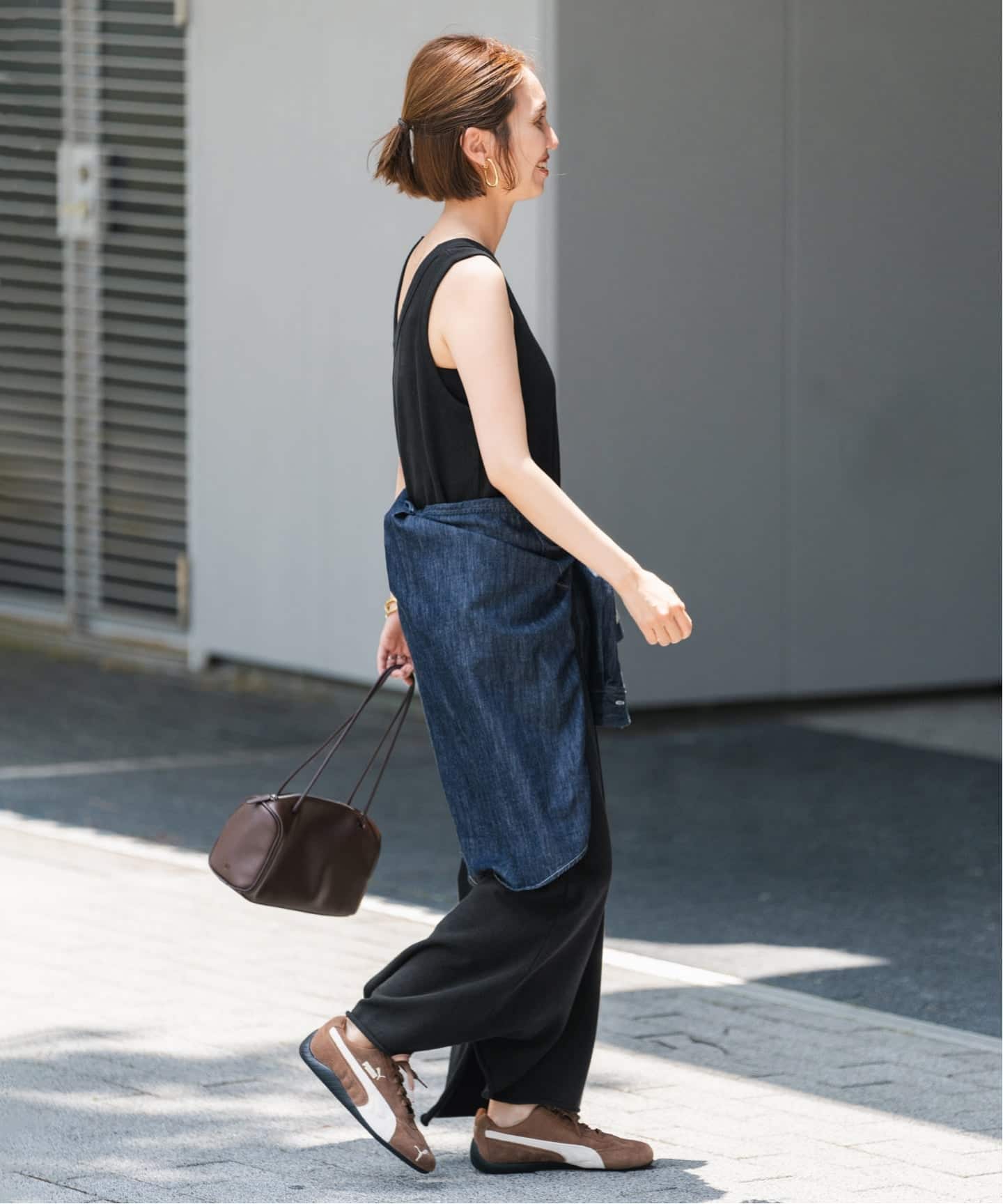 ヴィンテージライクピマタンクトップワンピース（ワンピース