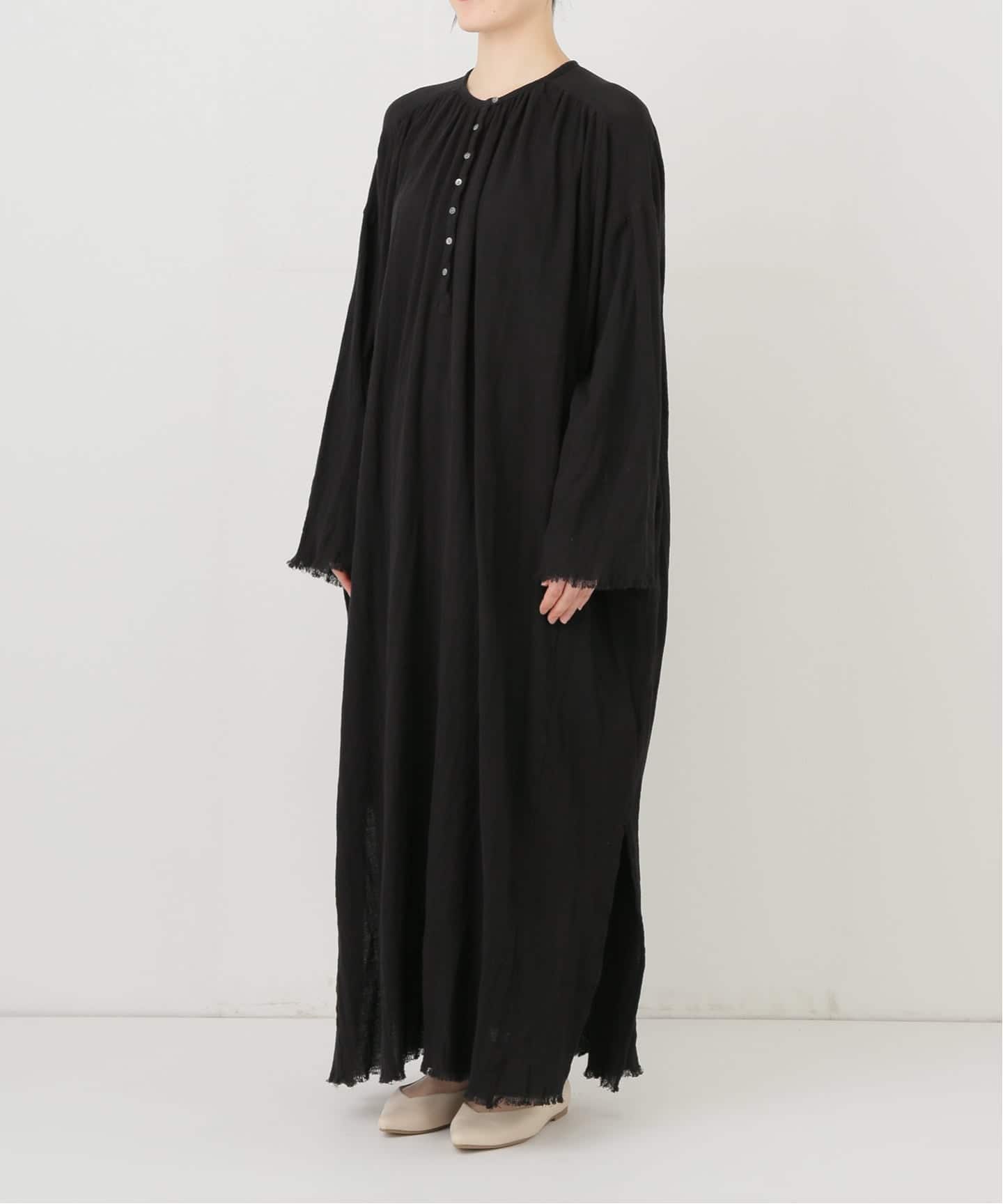 framework コットンクレープヘンリードレス FRAMeWORK｜コットンクレープヘンリードレス | Rakuten Fashion