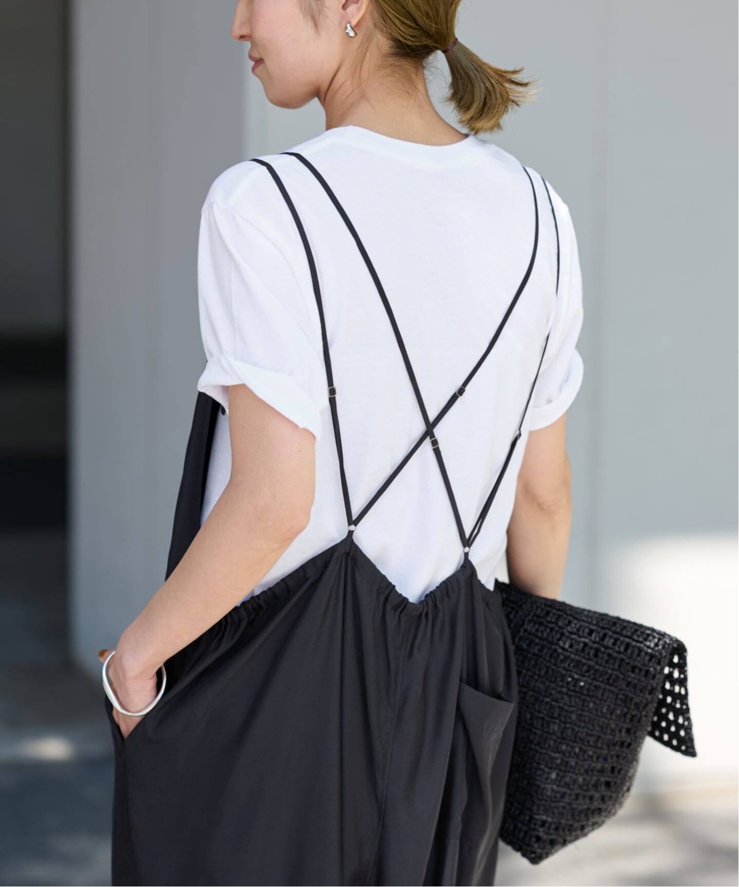 美品！！フレームワーク　キュプラツイルキャミサロペット38 美品！！フレームワークキュプラツイルキャミサロペット38