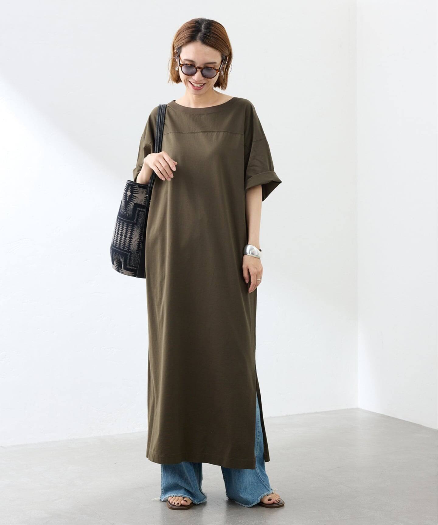 送料込/関税込■toteme■コットンジャージーマキシドレス 関税・送料込*【TOTEME】ロングスリーブジャージーマキシドレス