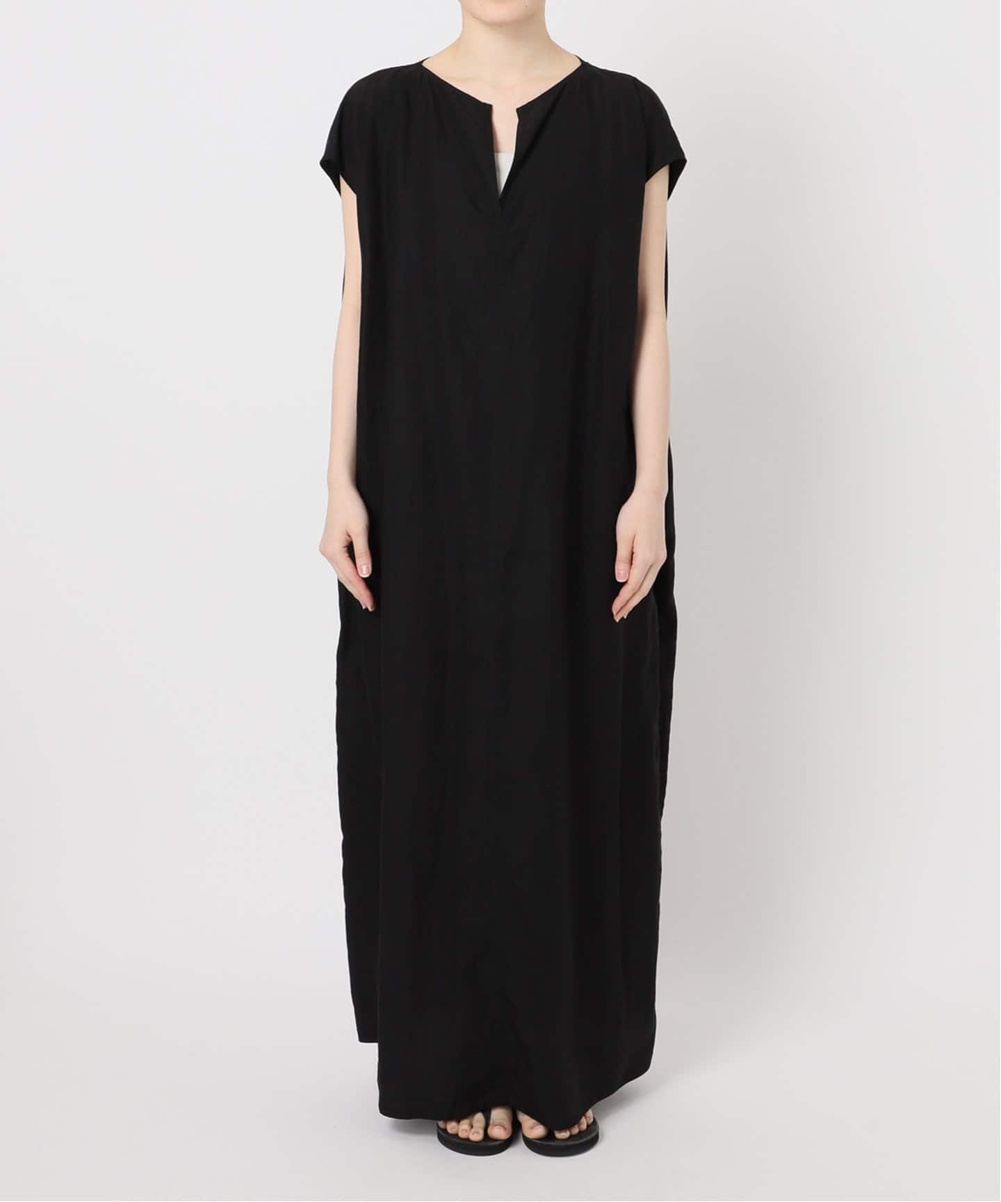 【美品】FRAMeWORK フィブリルポプリンサックワンピース レッド38 FRAMeWORK - FRAMeWORK フィブリルポプリンサックワンピース38