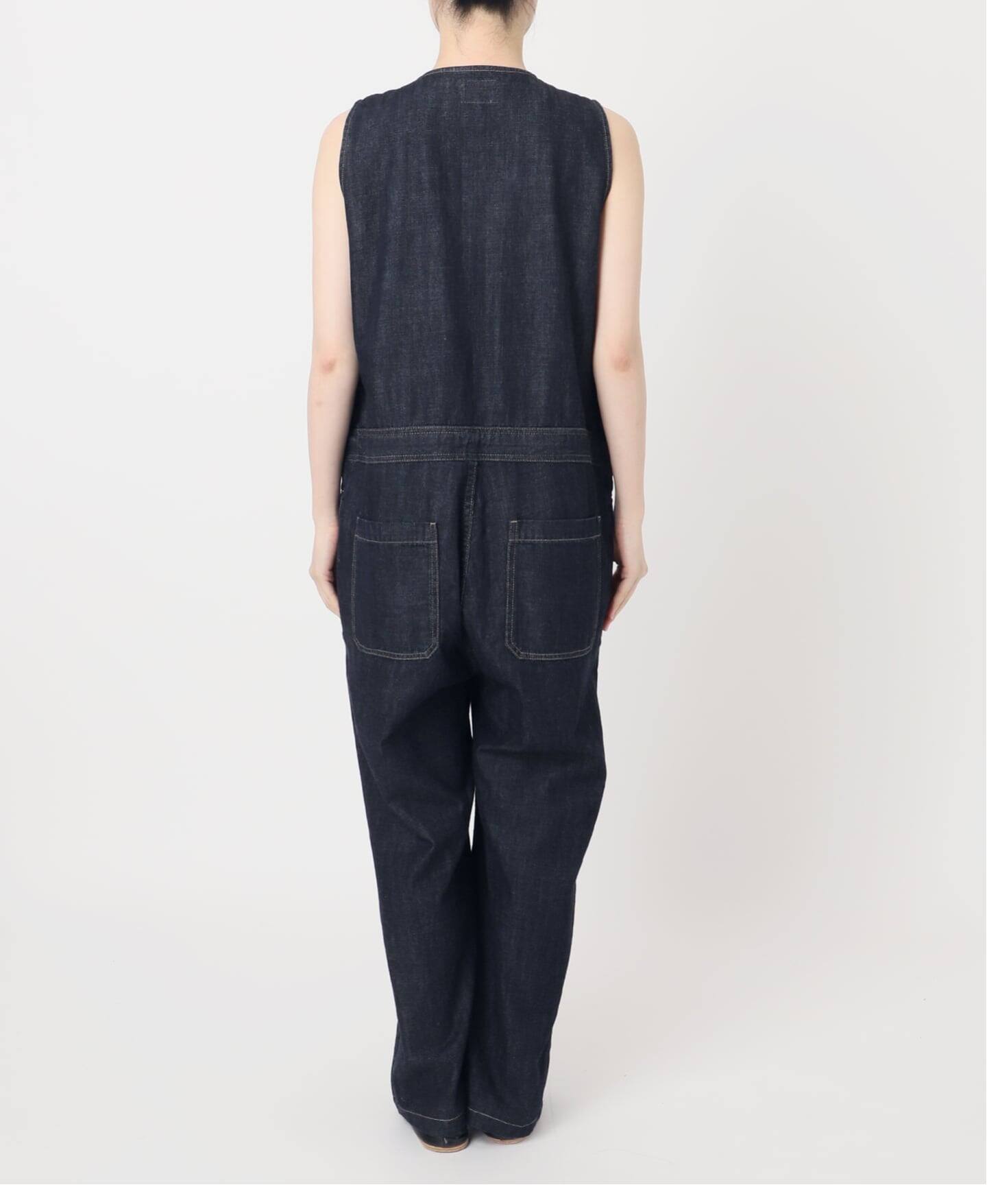 WHITE FIELD/ホワイトフィールド 別注ノースリーブオールインワン