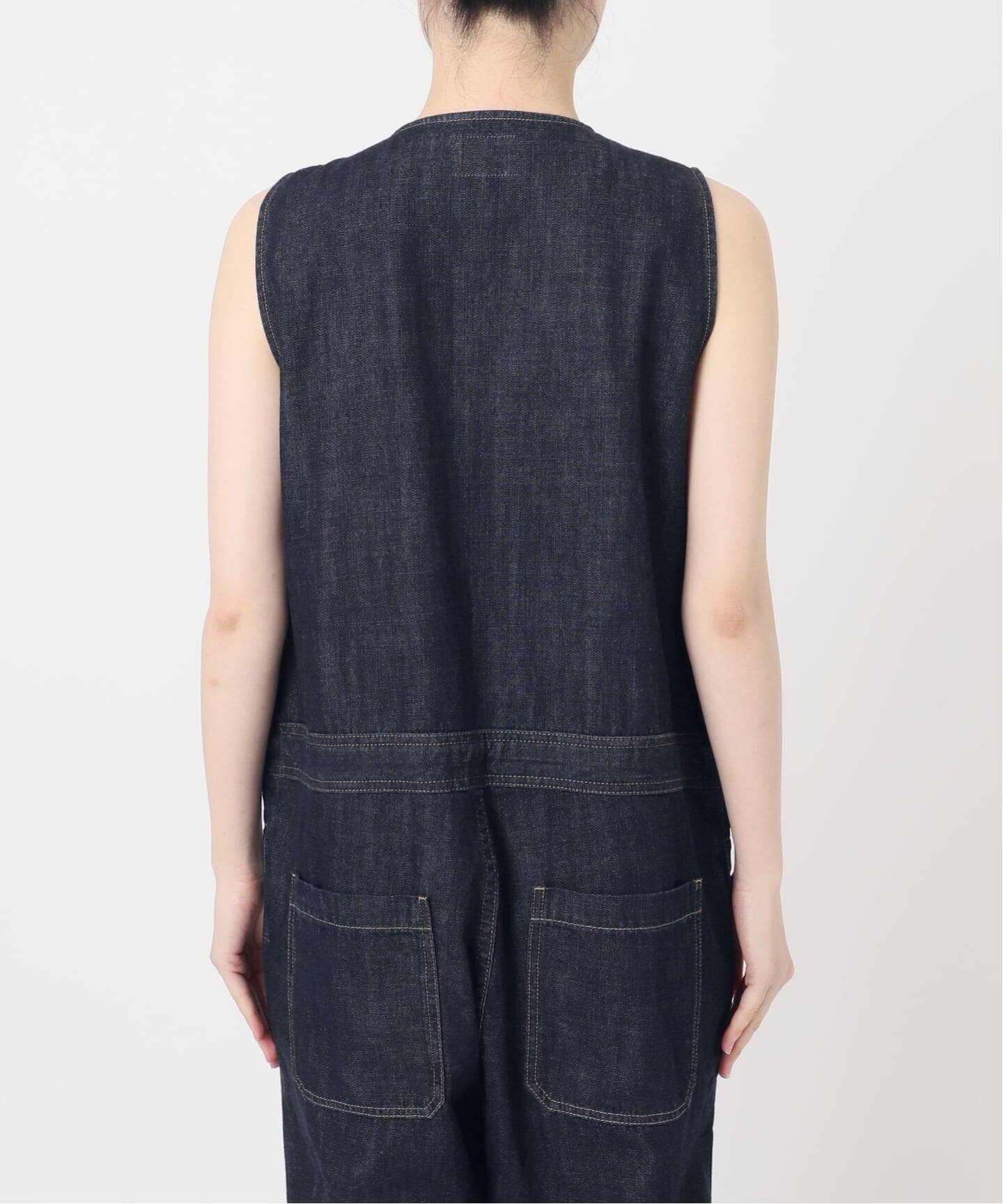 WHITE FIELD/ホワイトフィールド 別注ノースリーブオールインワン