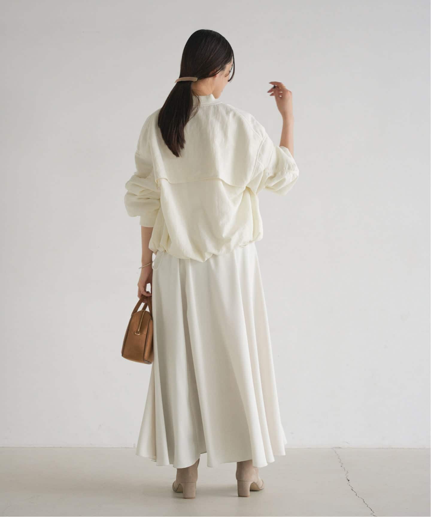 ロー切り替えフレアワンピース（ワンピース）｜NOBLE（ノーブル）の