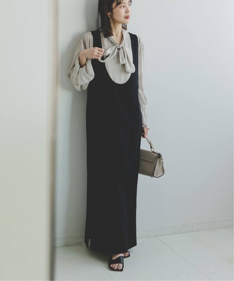 ラフツイル2WAYストレートワンピース（ワンピース）｜NOBLE（ノーブル  