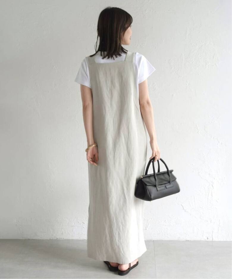 ラフツイル2WAYストレートワンピース（ワンピース）｜NOBLE（ノーブル  