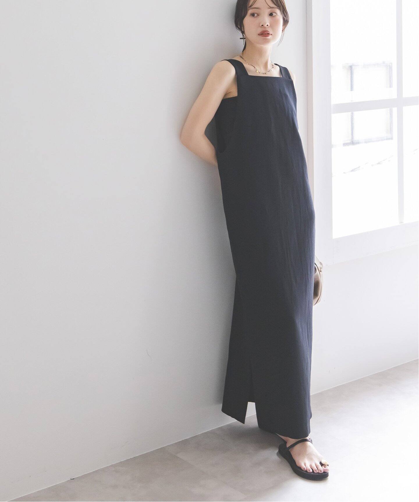 ラフツイル2WAYストレートワンピース（ワンピース）｜NOBLE（ノーブル  