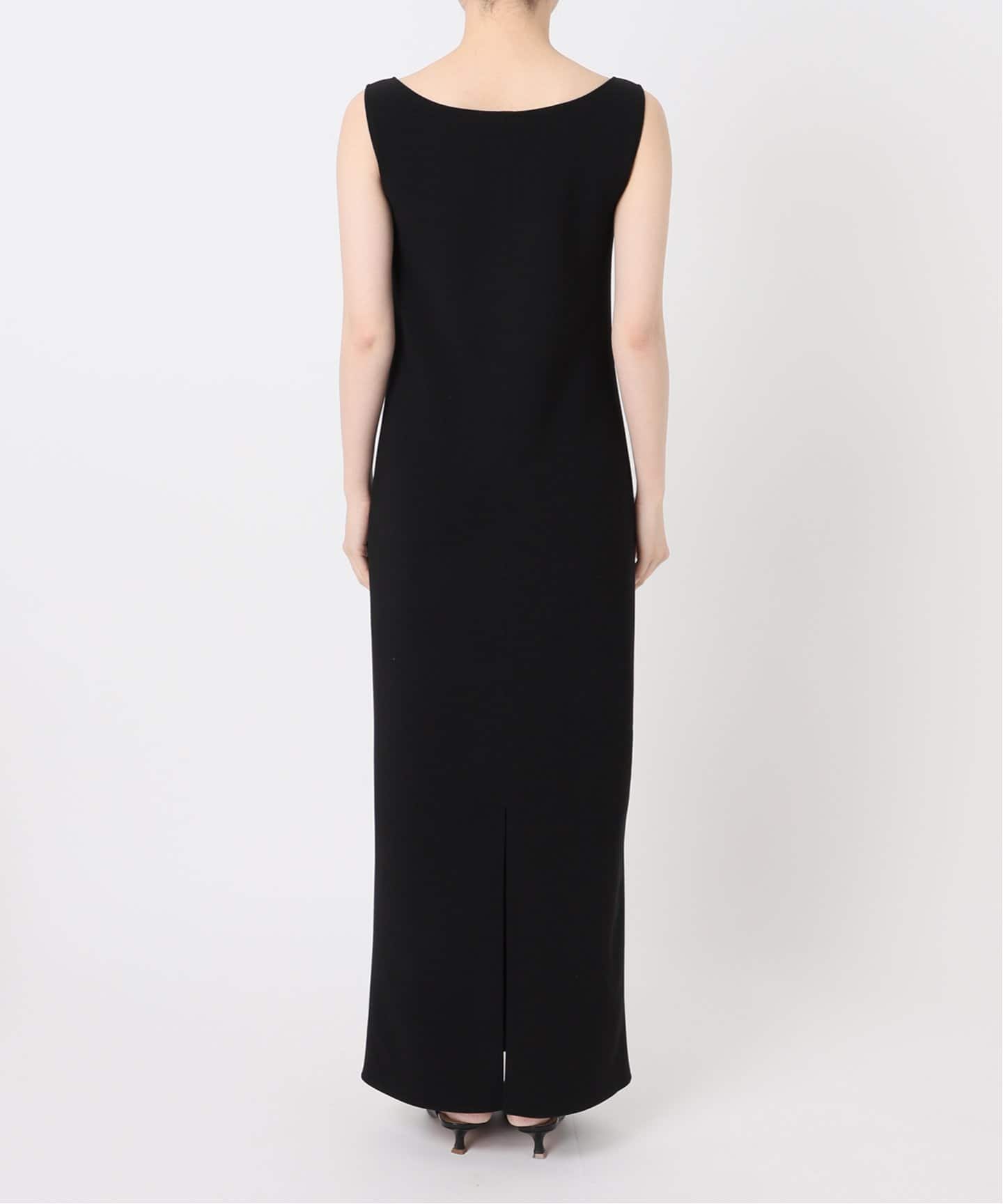 【新品】noble ウォッシャブルジョーゼット2wayOP 36 追加》【洗える】ニットライクジョーゼット2wayワンピース（ワンピース