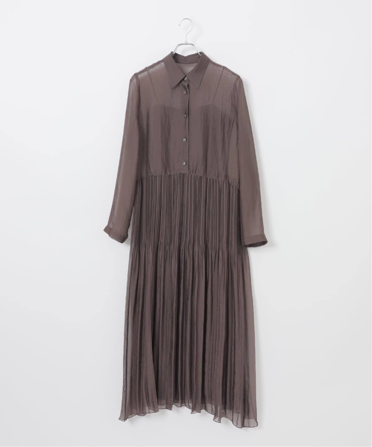 ヴィンテージオーガンプリーツワンピース（ワンピース）｜NOBLE