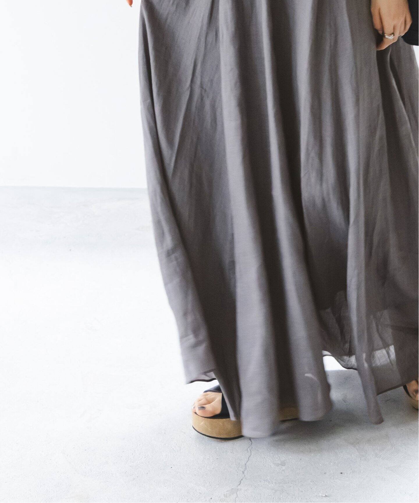 洗える】ラミーニットベアトップワンピース（ワンピース