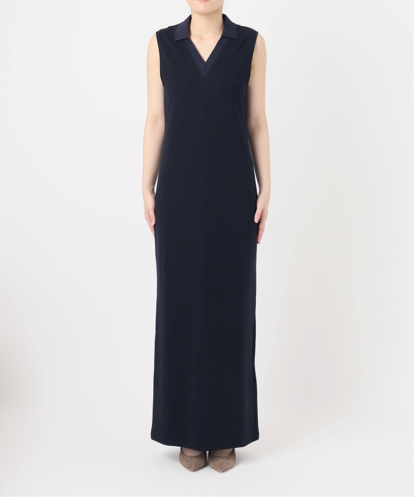【NOBLE×L’AUBE BLANC】ミラノリブジャージワンピース NOBLE ワンピース 「NOBLE×L'AUBE BLANC」ミラノリブジャージ