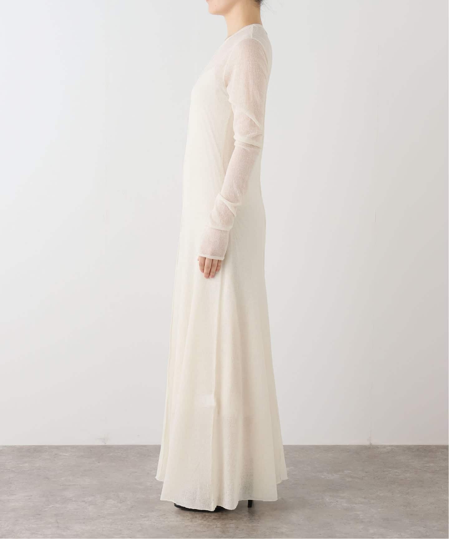 デニットロングフレアワンピース（ワンピース）｜NOBLE（ノーブル）の