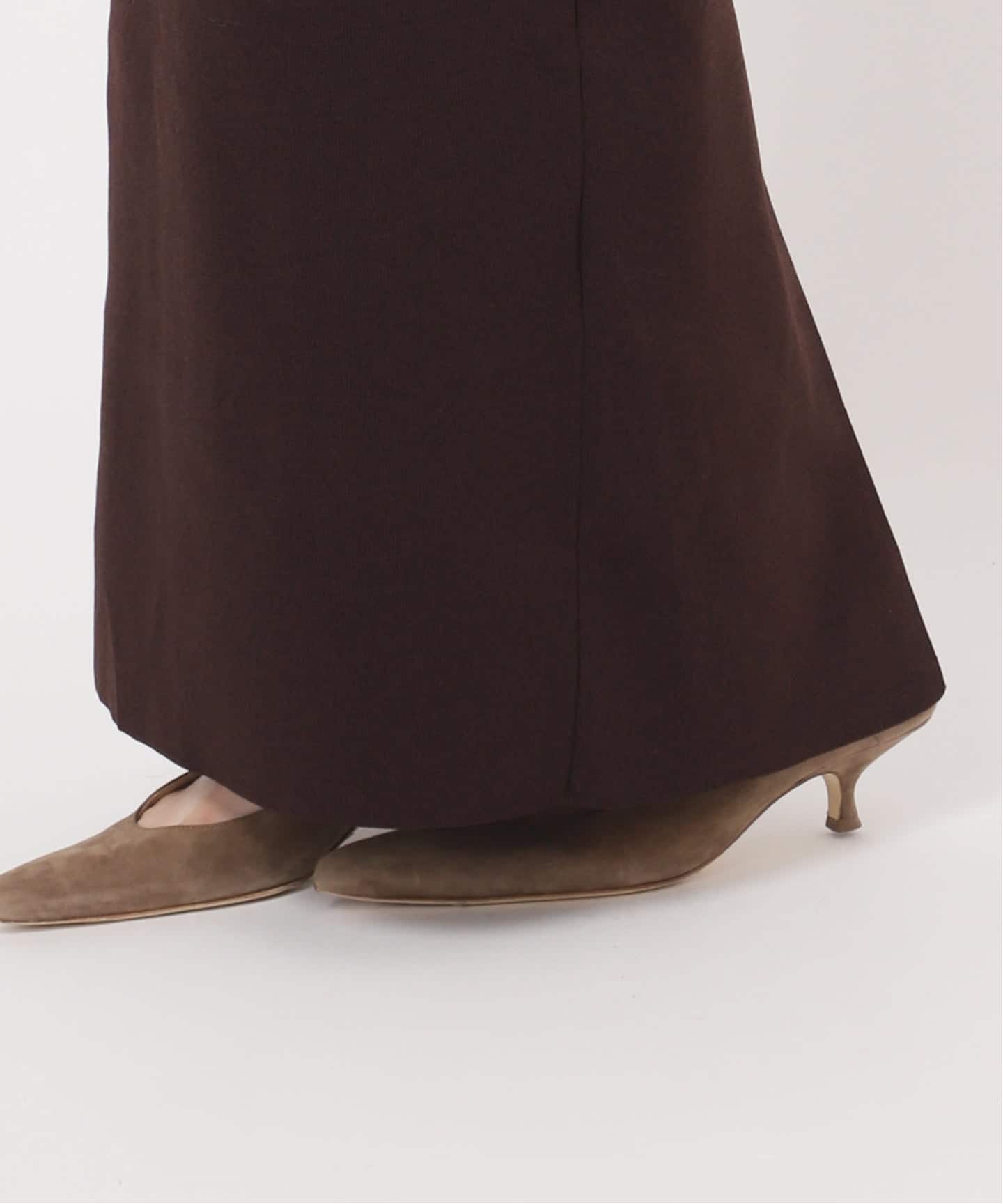 追加》ポロシャツニットワンピース（ニットワンピース）｜NOBLE