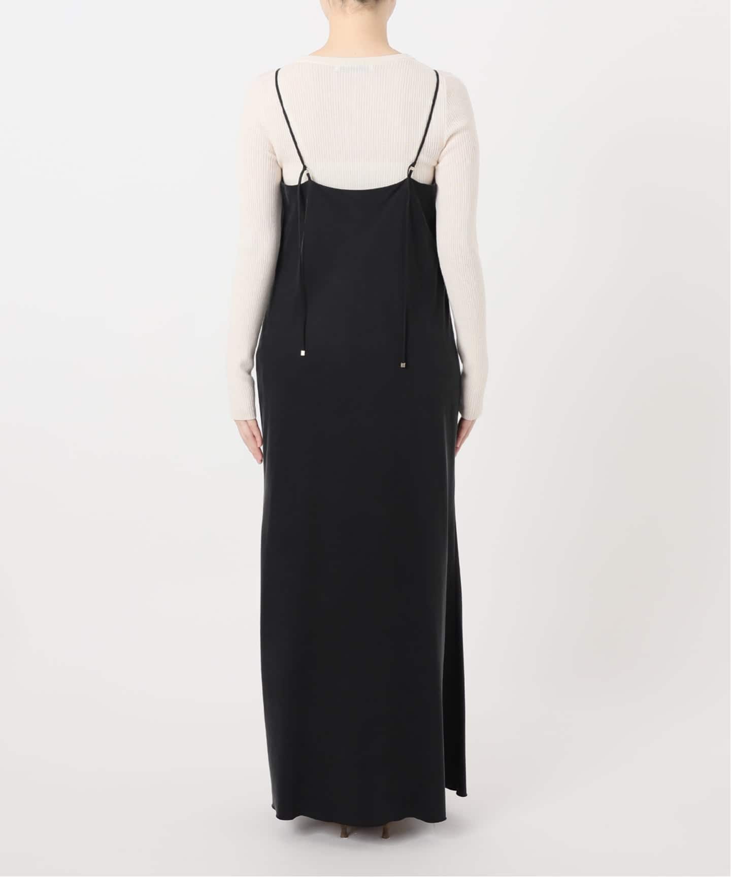 NOBLE ワイドVネックフィブリルキャミワンピース 36 NOBLE ワイドVネックフィブリルキャミワンピース 36 Noble