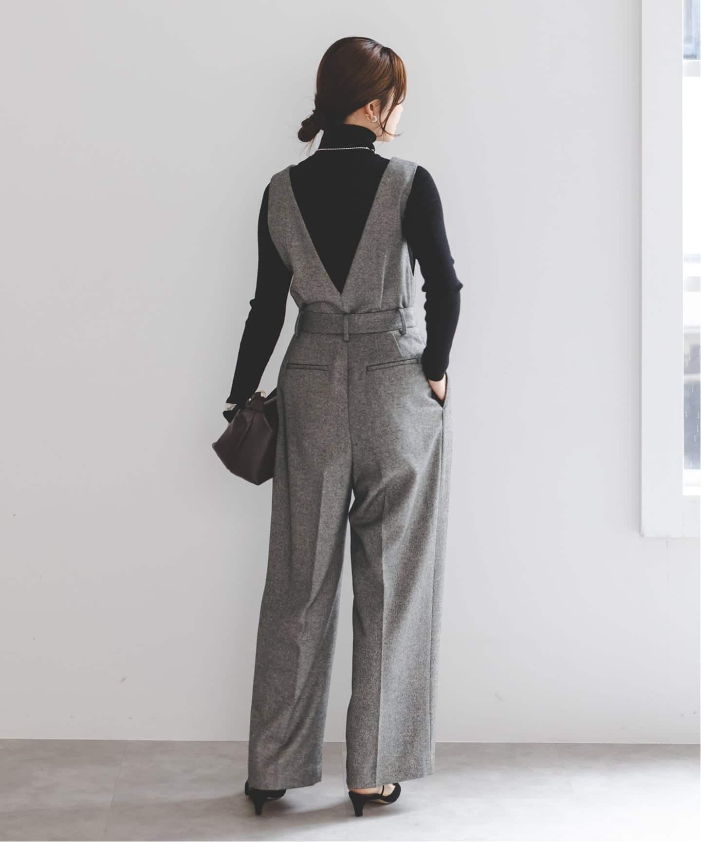 WEB限定追加》3wayラメツイードオールインワン（つなぎ