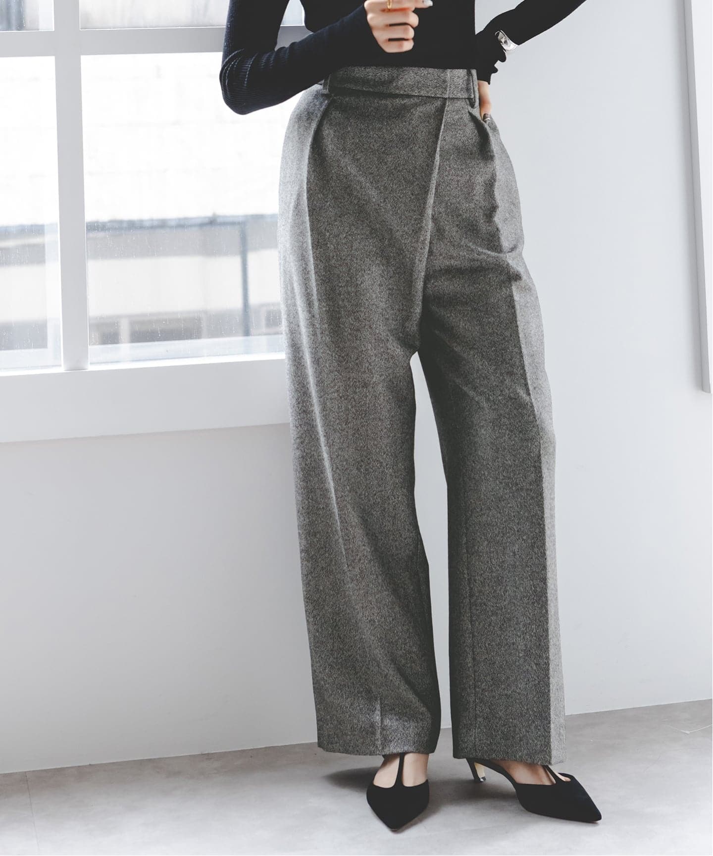 WEB限定追加》3wayラメツイードオールインワン（つなぎ