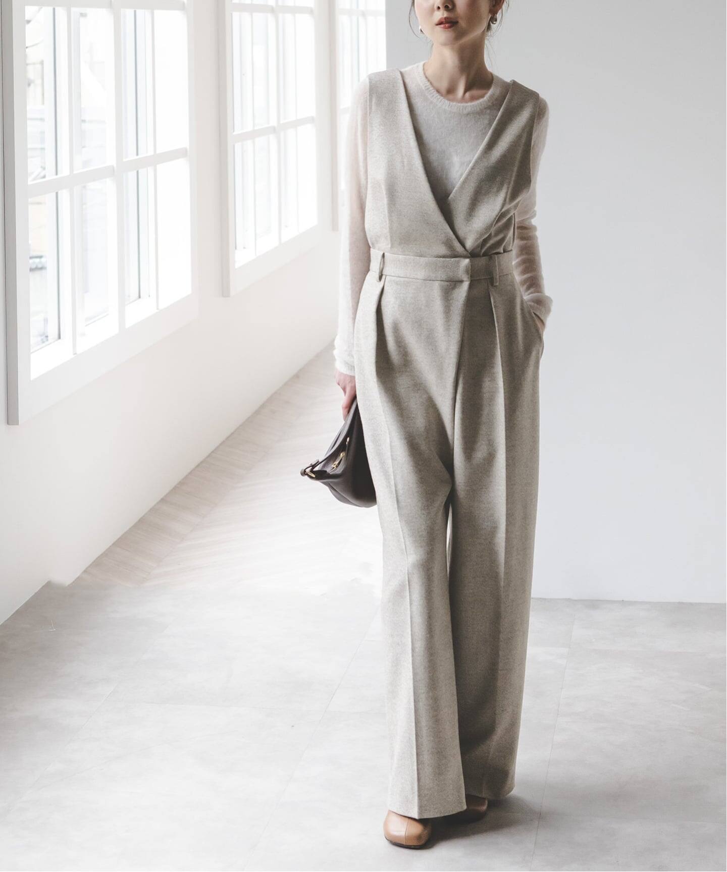 WEB・有楽町店限定追加》3wayラメツイードオールインワン（つなぎ