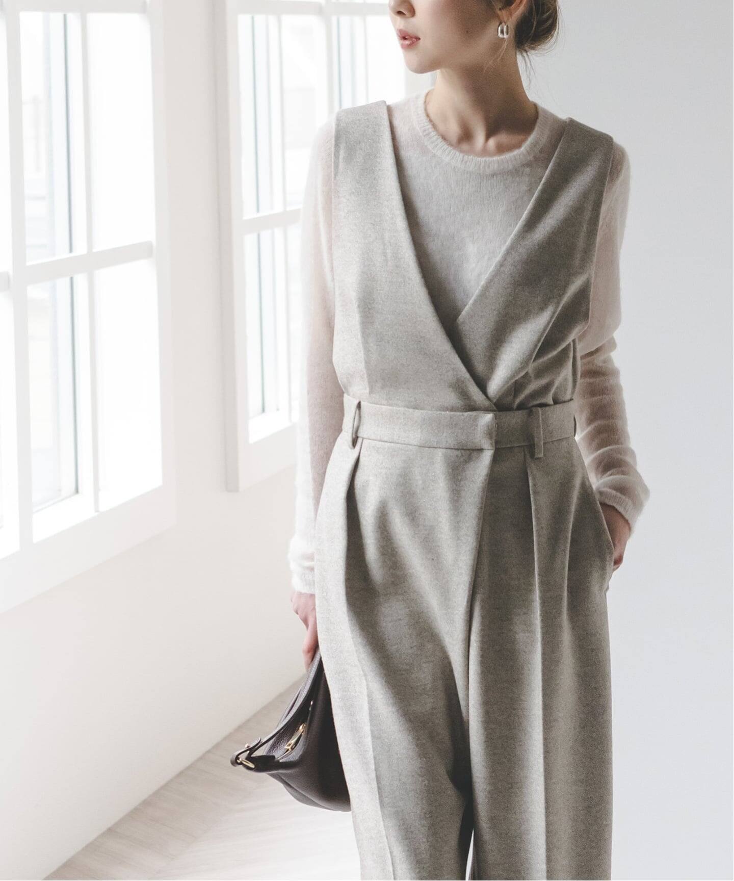 WEB・有楽町店限定追加》3wayラメツイードオールインワン（つなぎ