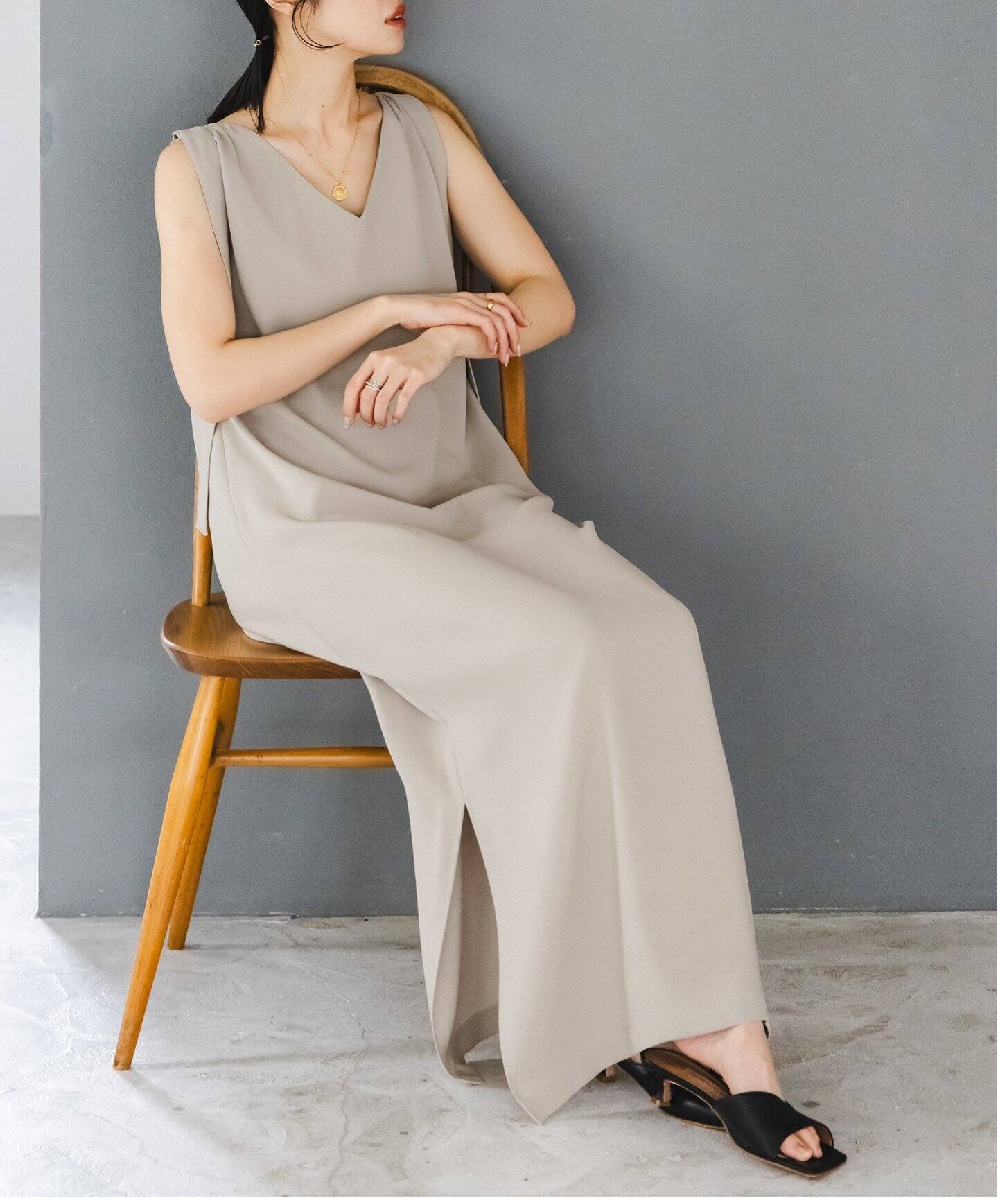 NOBLE ウォッシャブルジョーゼット2wayワンピース 洗える】ウォッシャブルジョーゼット2wayワンピース（ワンピース
