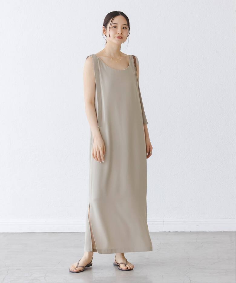 洗える】ウォッシャブルジョーゼット2wayワンピース（ワンピース 