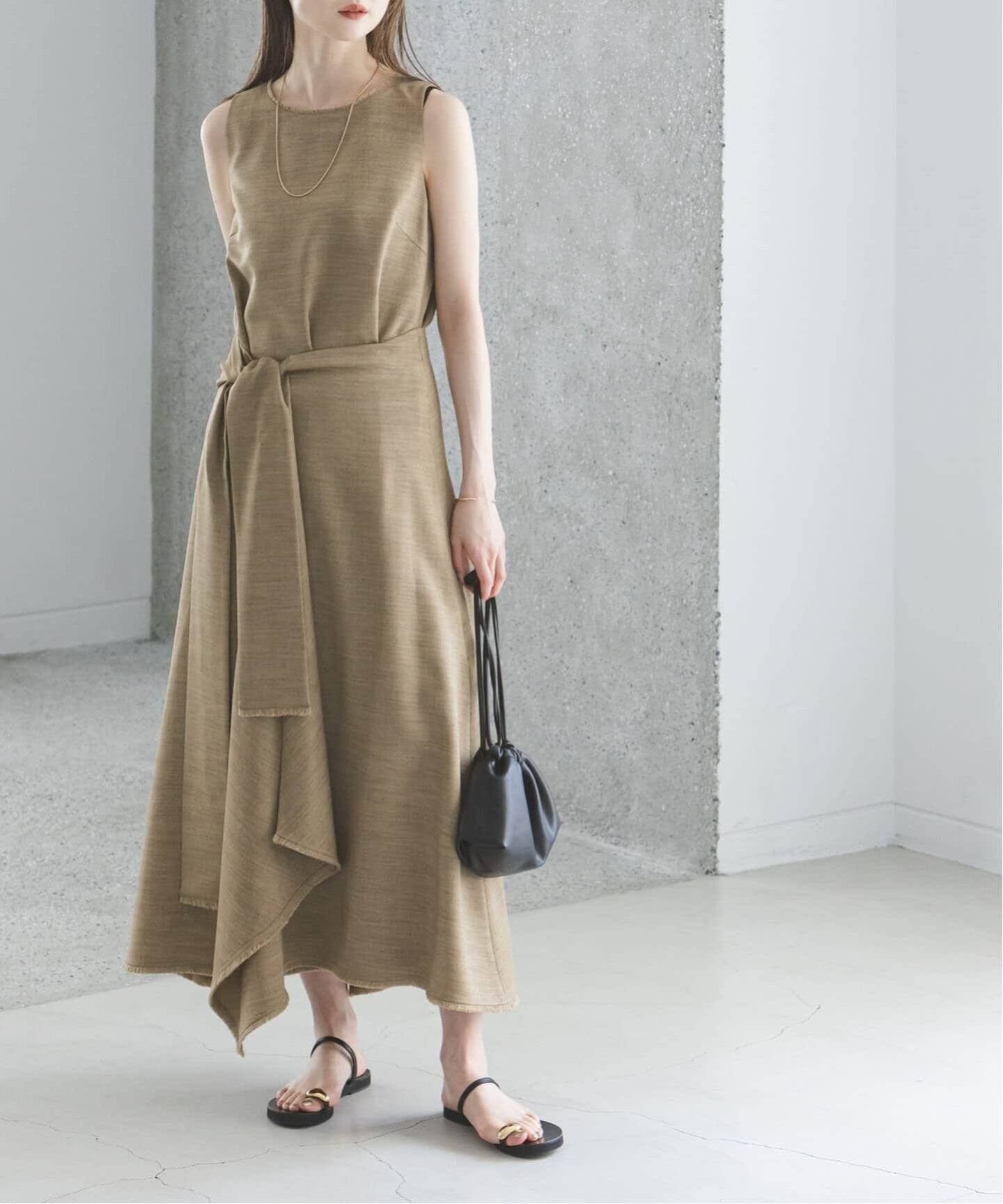 NOBLE フリンジヘムレイヤードワンピース 追加》フリンジヘムレイヤードワンピース | ノーブル(Noble) | マルイ