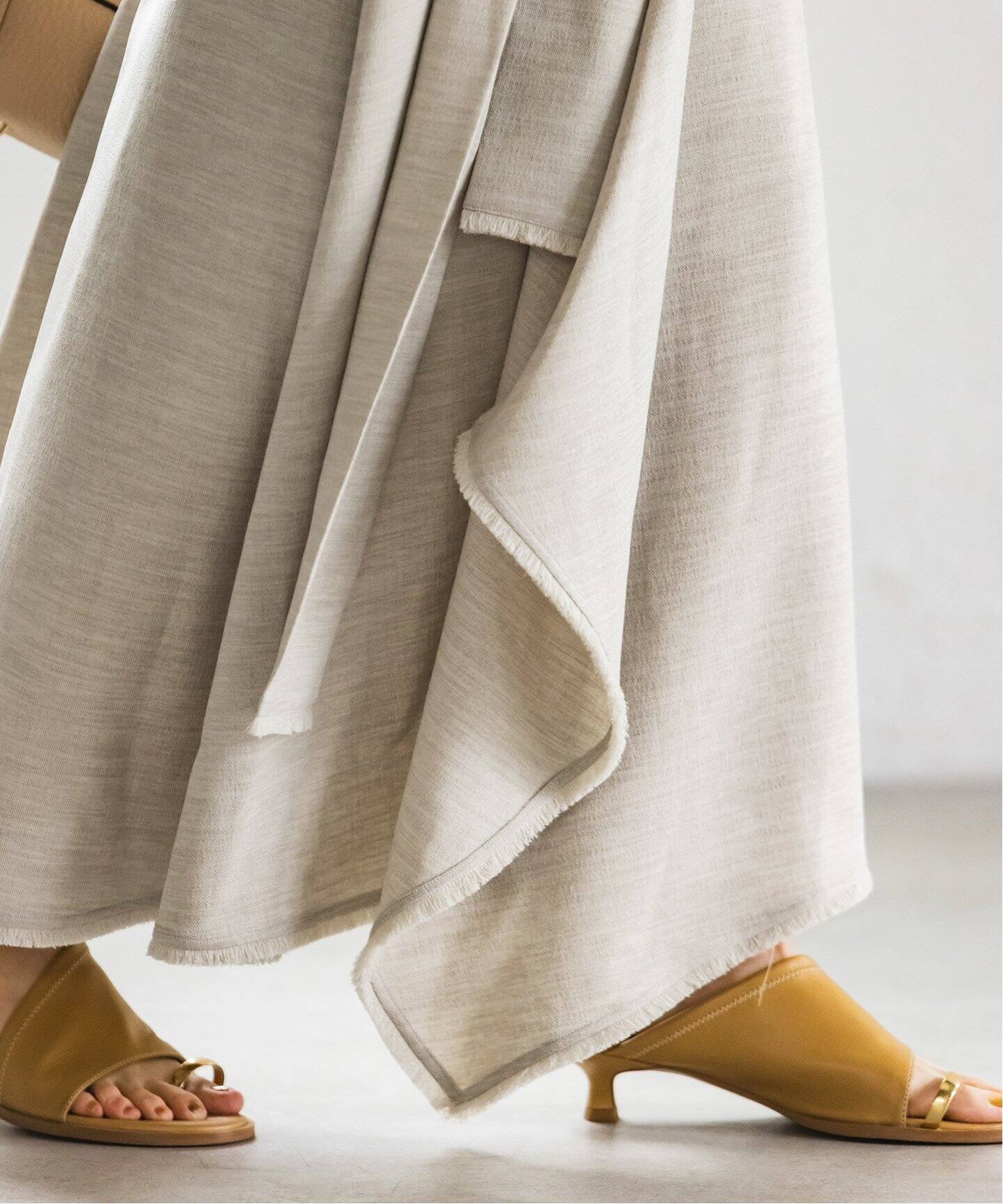 追加》フリンジヘムレイヤードワンピース（ワンピース）｜NOBLE