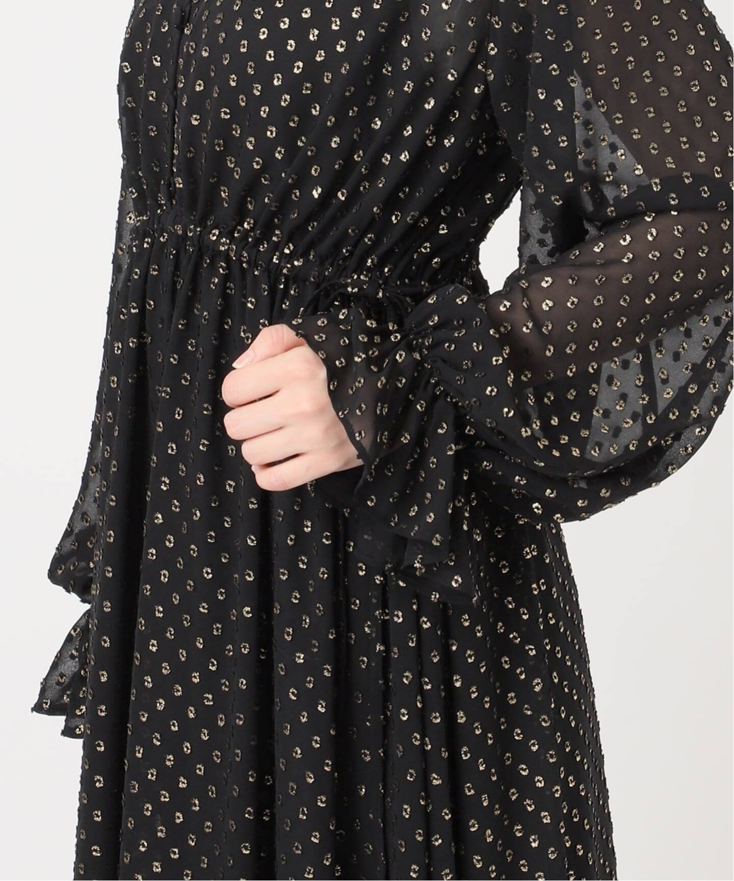 ラメカットジャガード2wayワンピース（ワンピース）｜NOBLE（ノーブル