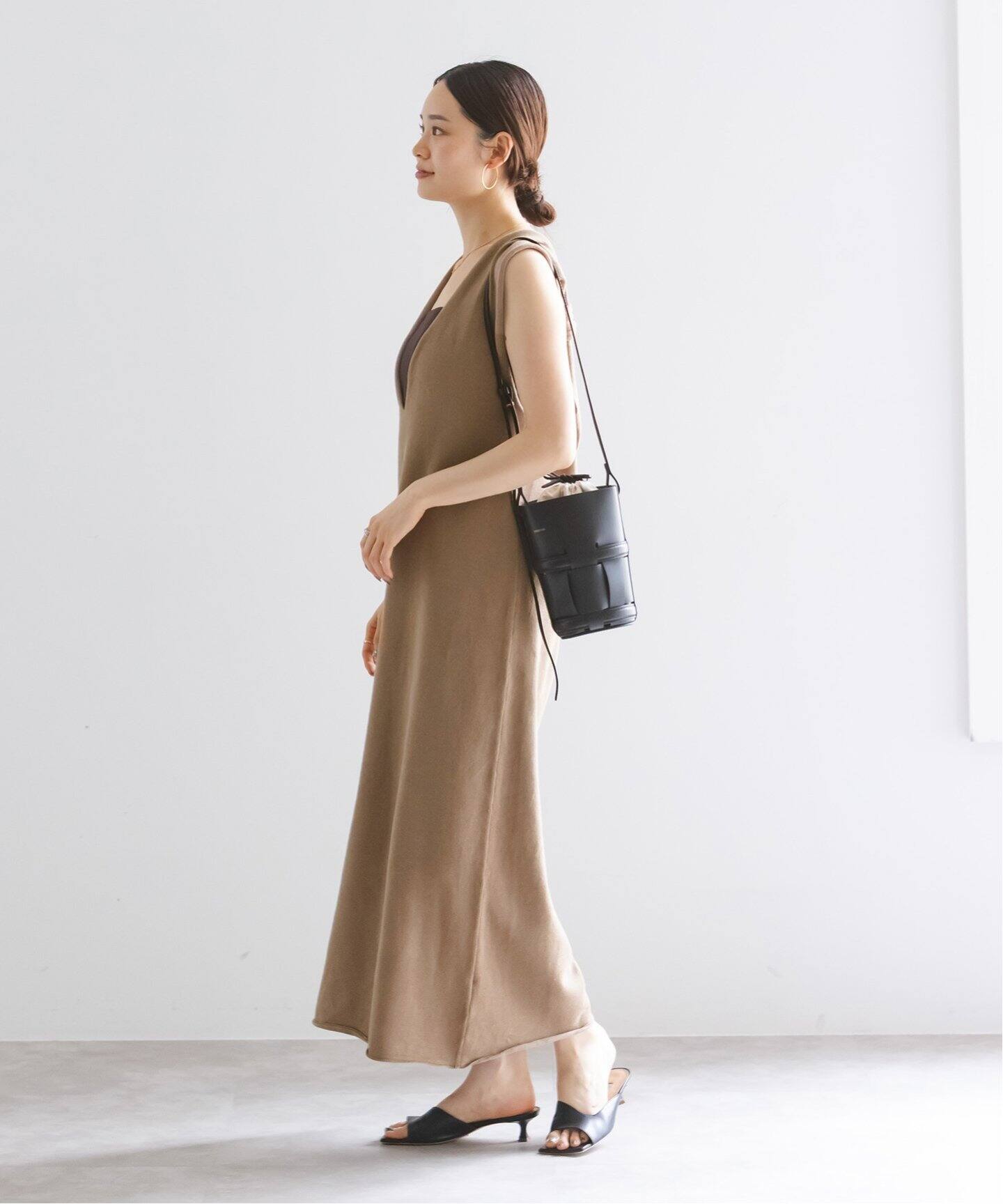 NOBLE バックノットロングワンピース バックノットロングワンピース（ワンピース）｜NOBLE（ノーブル
