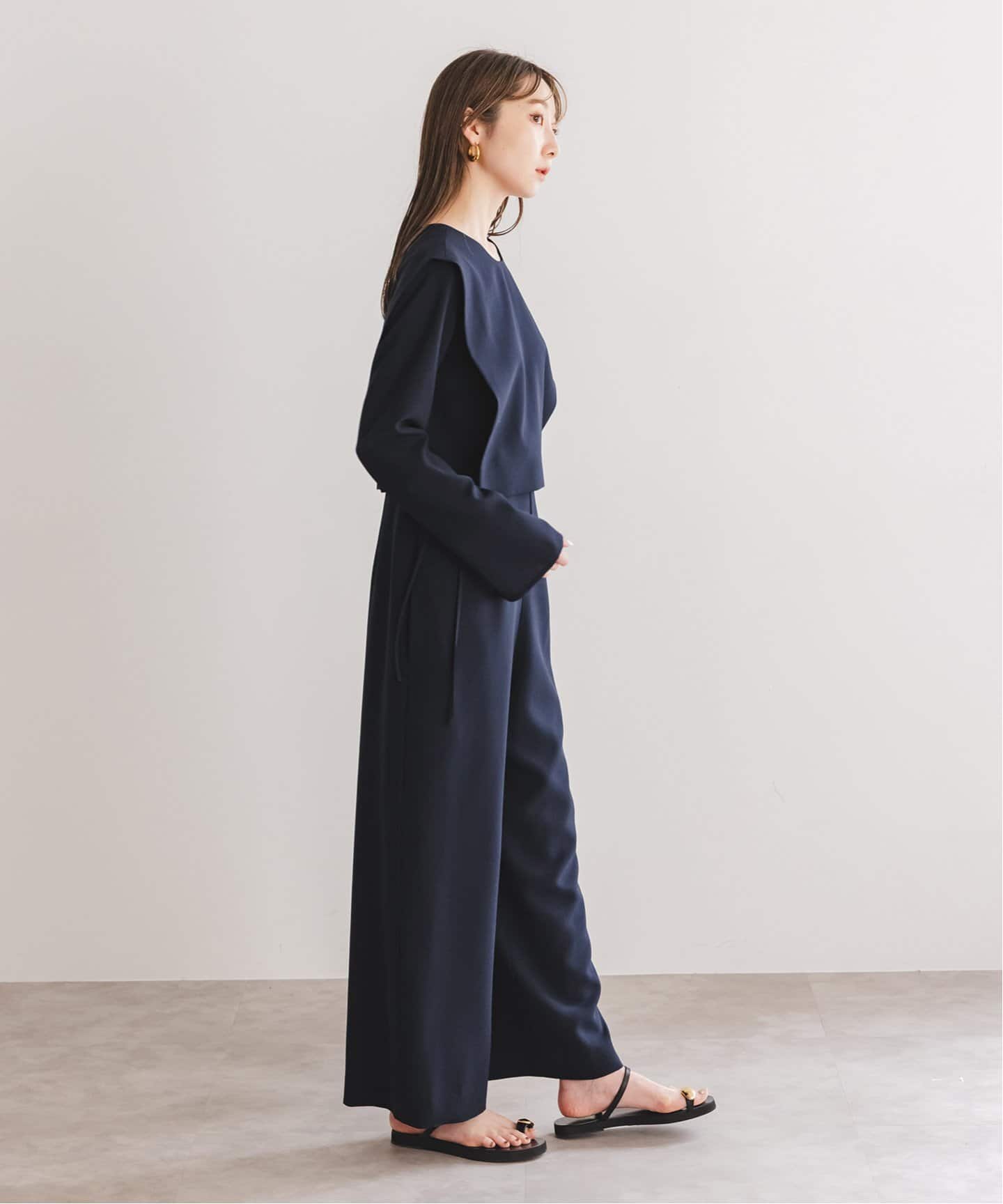 バックオープンレイヤードオールインワン（サロペット／オーバーオール