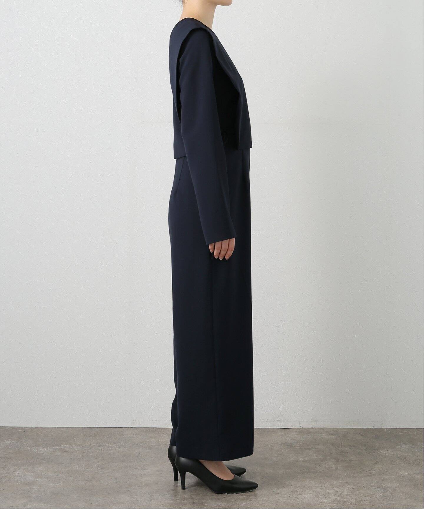 バックオープンレイヤードオールインワン（サロペット／オーバーオール