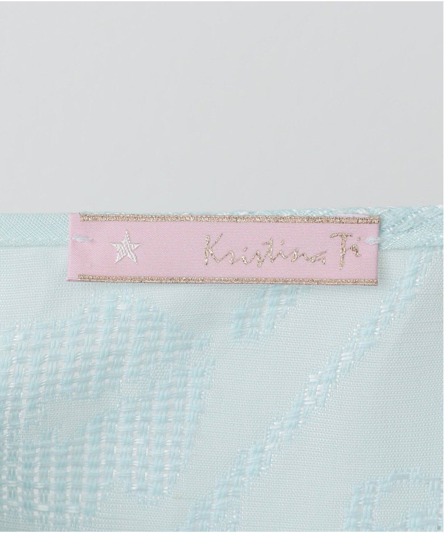 Kristina Ti/クリスティーナ ティ ジャガードカシュクールドレス