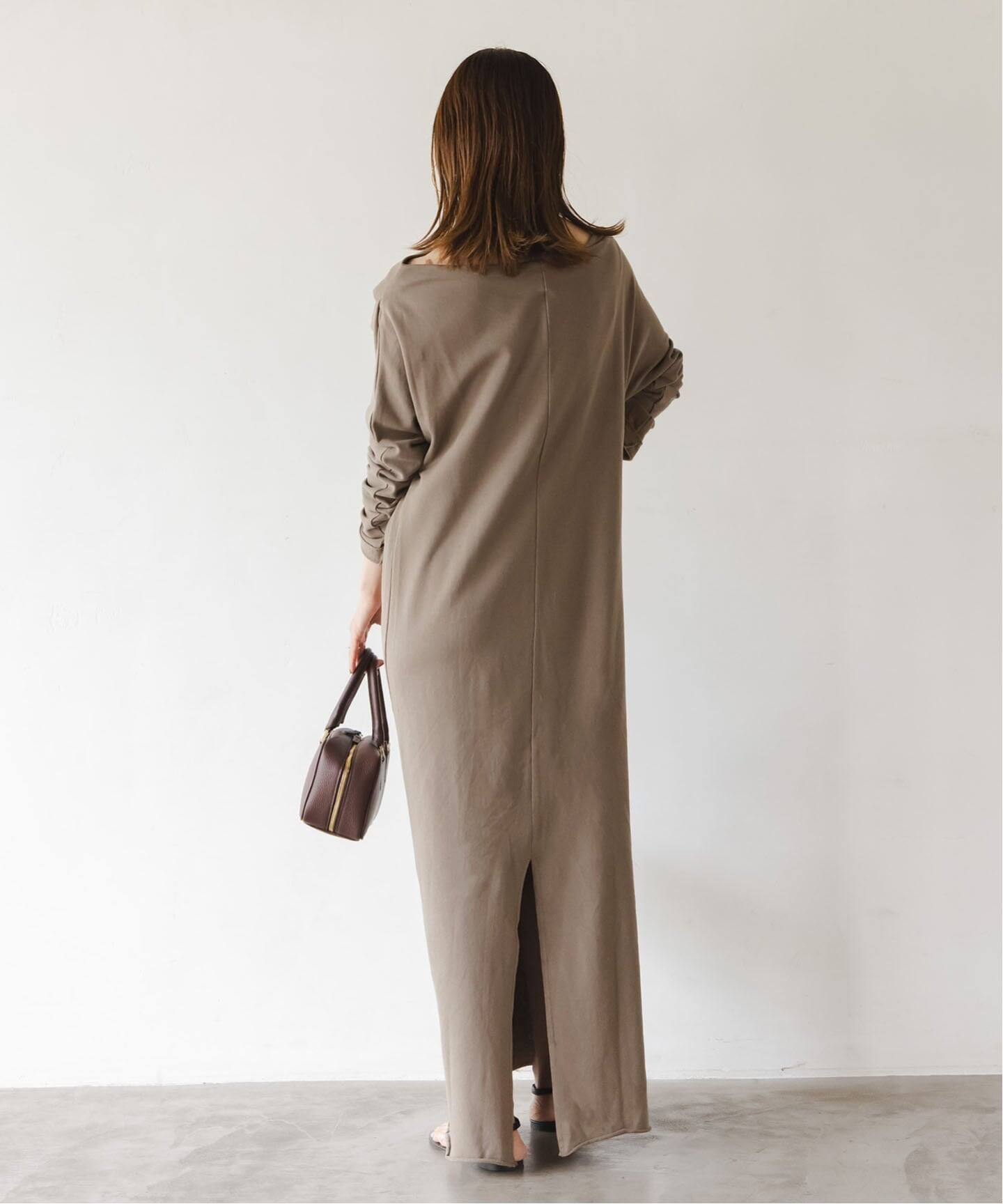 NOBLE別注》GREYCHORD/グレーコード タックギャザーワンピース