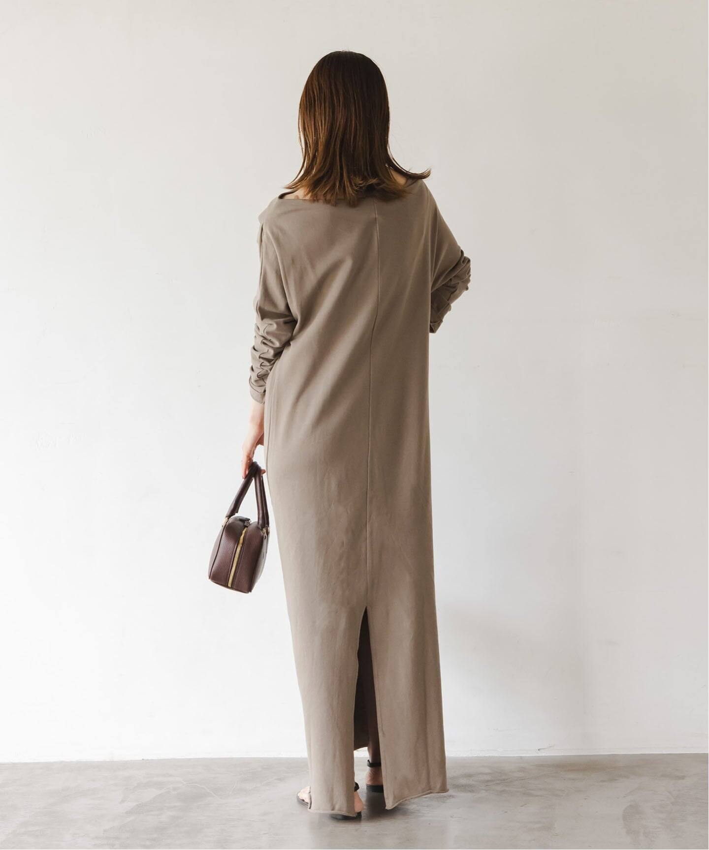 NOBLE別注》GREYCHORD/グレーコード タックギャザーワンピース