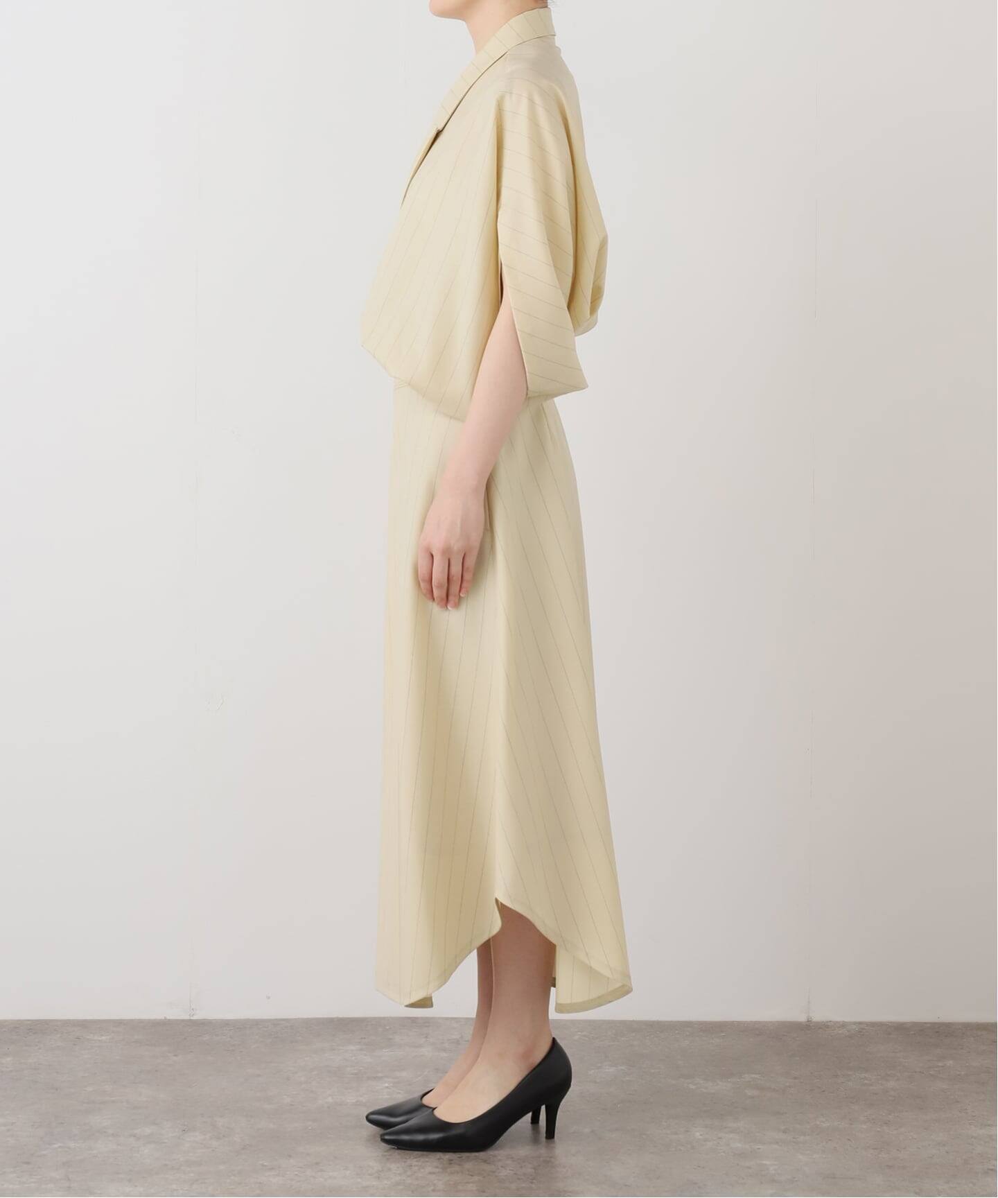 UJOH/ウジョー Peaked Lapel Wrap Dress（ワンピース）｜NOBLE
