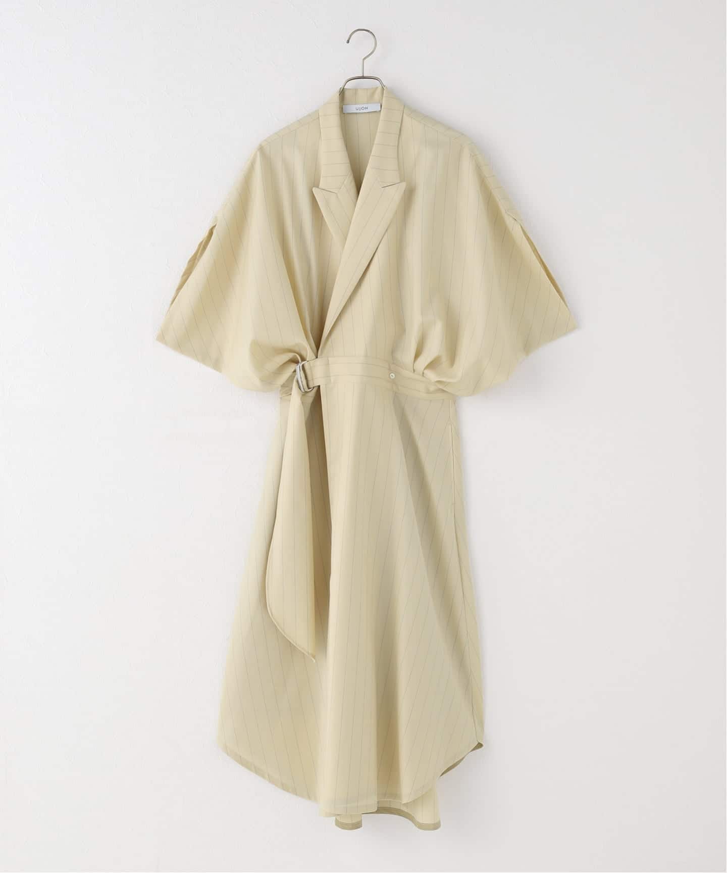 UJOH/ウジョー Peaked Lapel Wrap Dress（ワンピース）｜NOBLE
