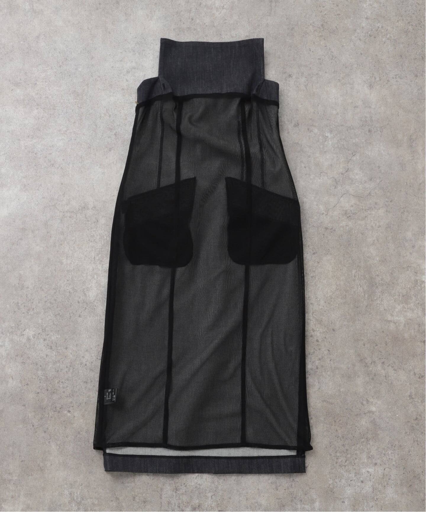 ROOM NO.8/ルームエイト BLACK ST DENIM HI BARE DRESS（ワンピース