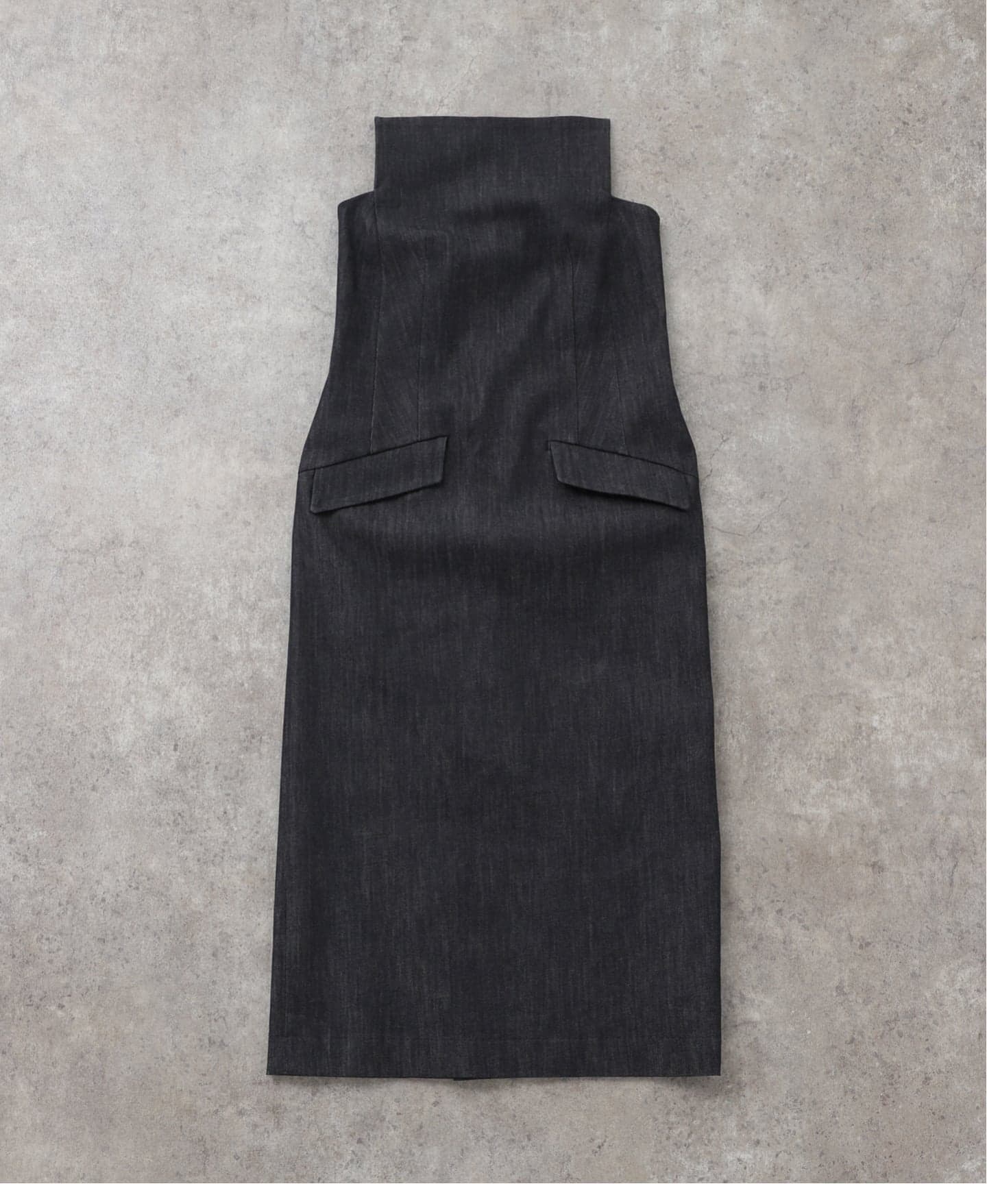 ROOM NO.8/ルームエイト BLACK ST DENIM HI BARE DRESS（ワンピース