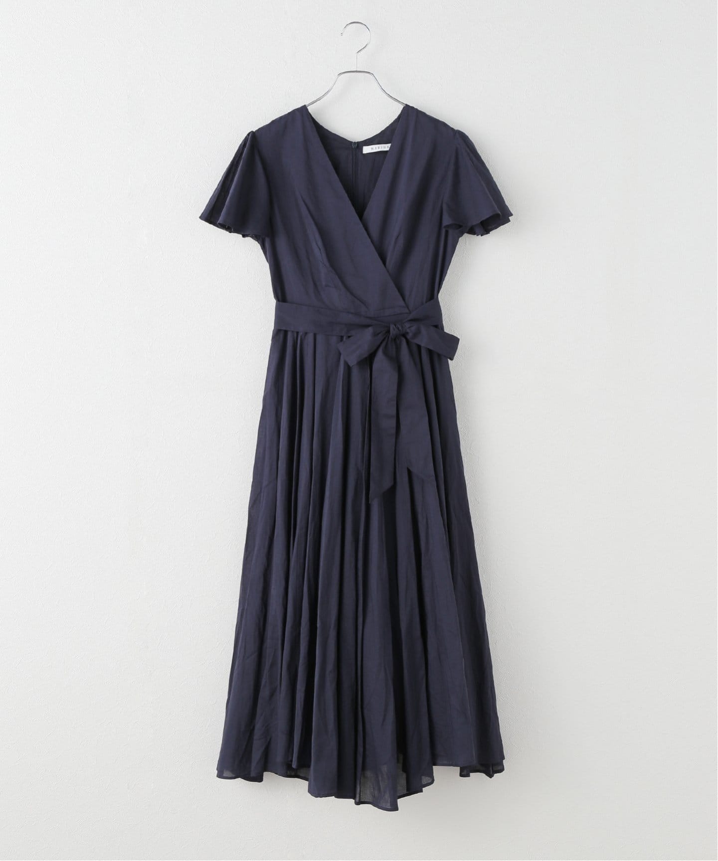 ☆MARIHA☆マドモアゼルのドレス カシュクールワンピース ネイビー36 MARIHA ワンピース 「MARIHA」マドモアゼルのドレス : ZOZOTOWN