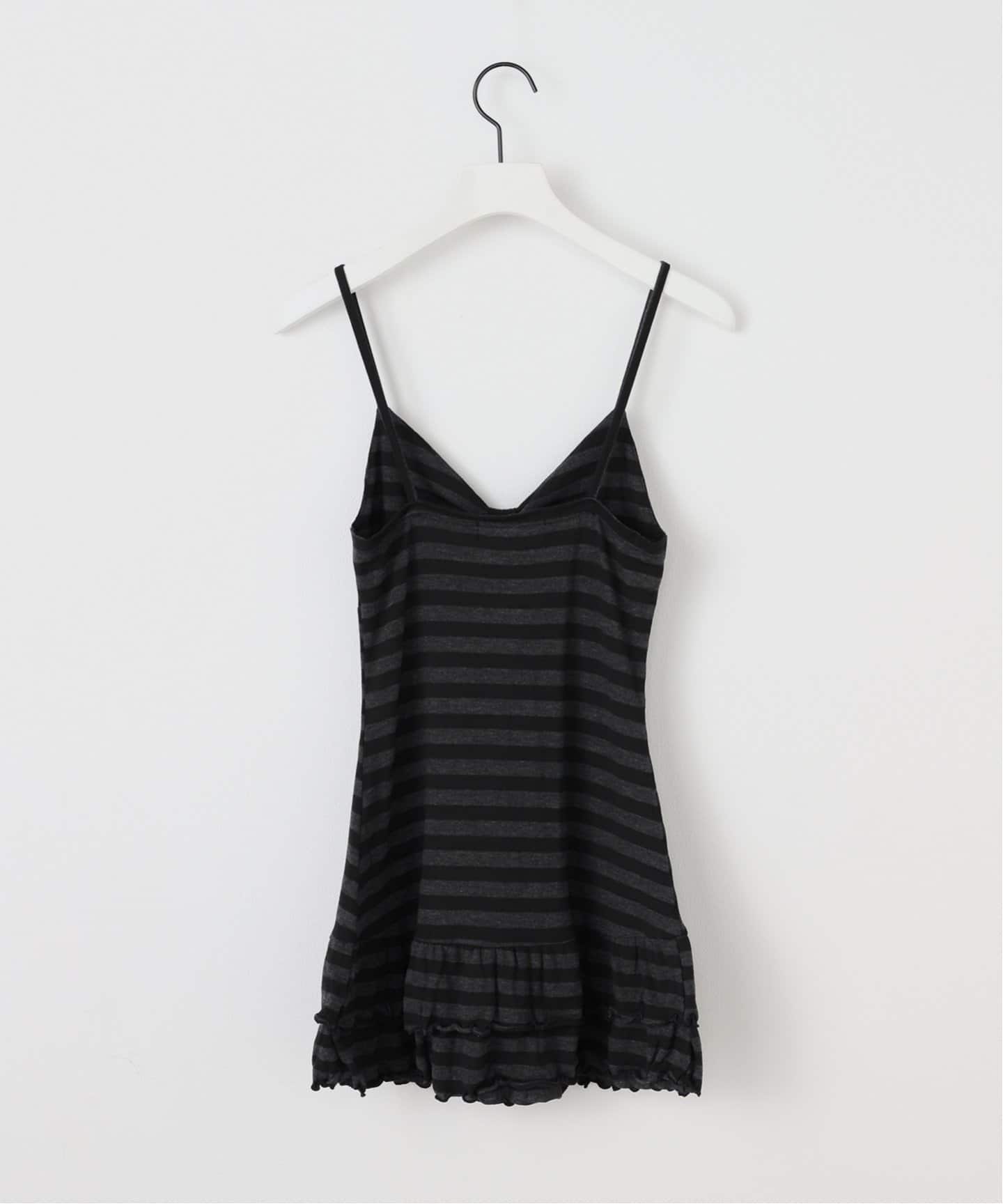★EXPIRED GIRL★BAMBI FRILL DRESS STRIPE★正規品/韓国送料込 EXPIRED GIRL】Bambi Frill Dress ☆韓国人気☆ 追跡付