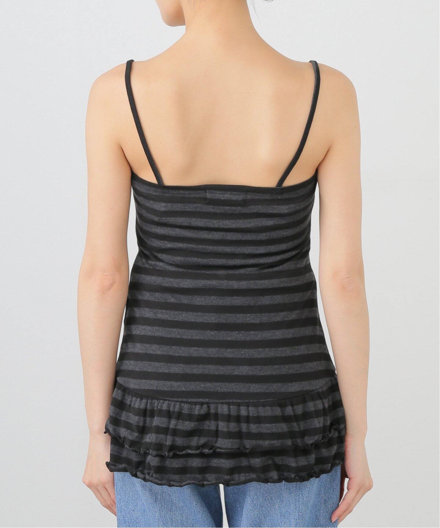 ★EXPIRED GIRL★BAMBI FRILL DRESS STRIPE★正規品/韓国送料込 EXPIRED GIRL】Bambi Frill Dress ☆韓国人気☆ 追跡付