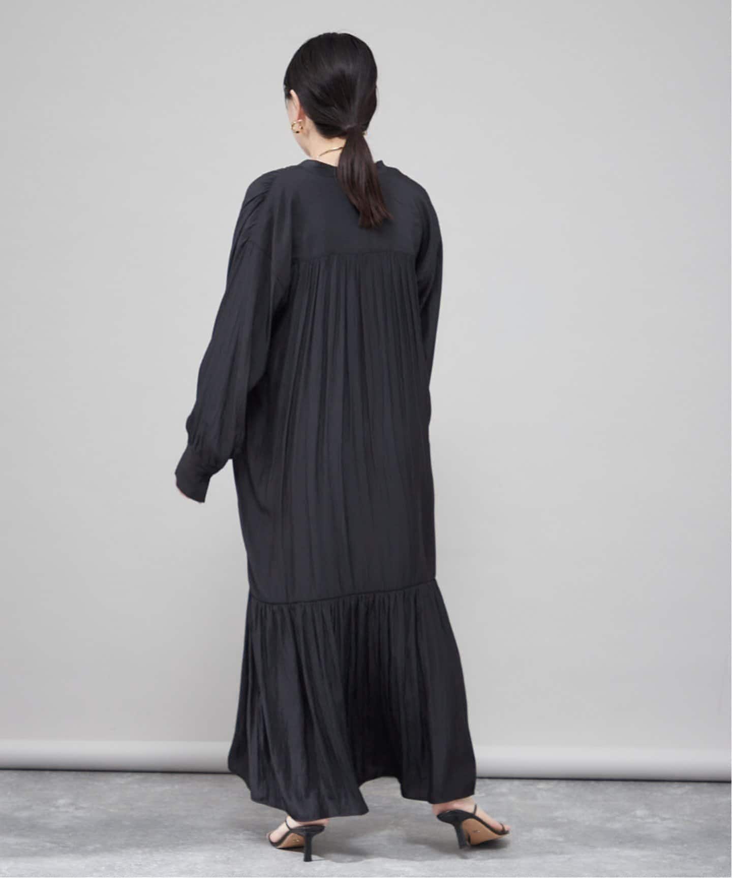 SIDOGRASストライプ/デシンマキシワンピース（ワンピース）｜JOURNAL