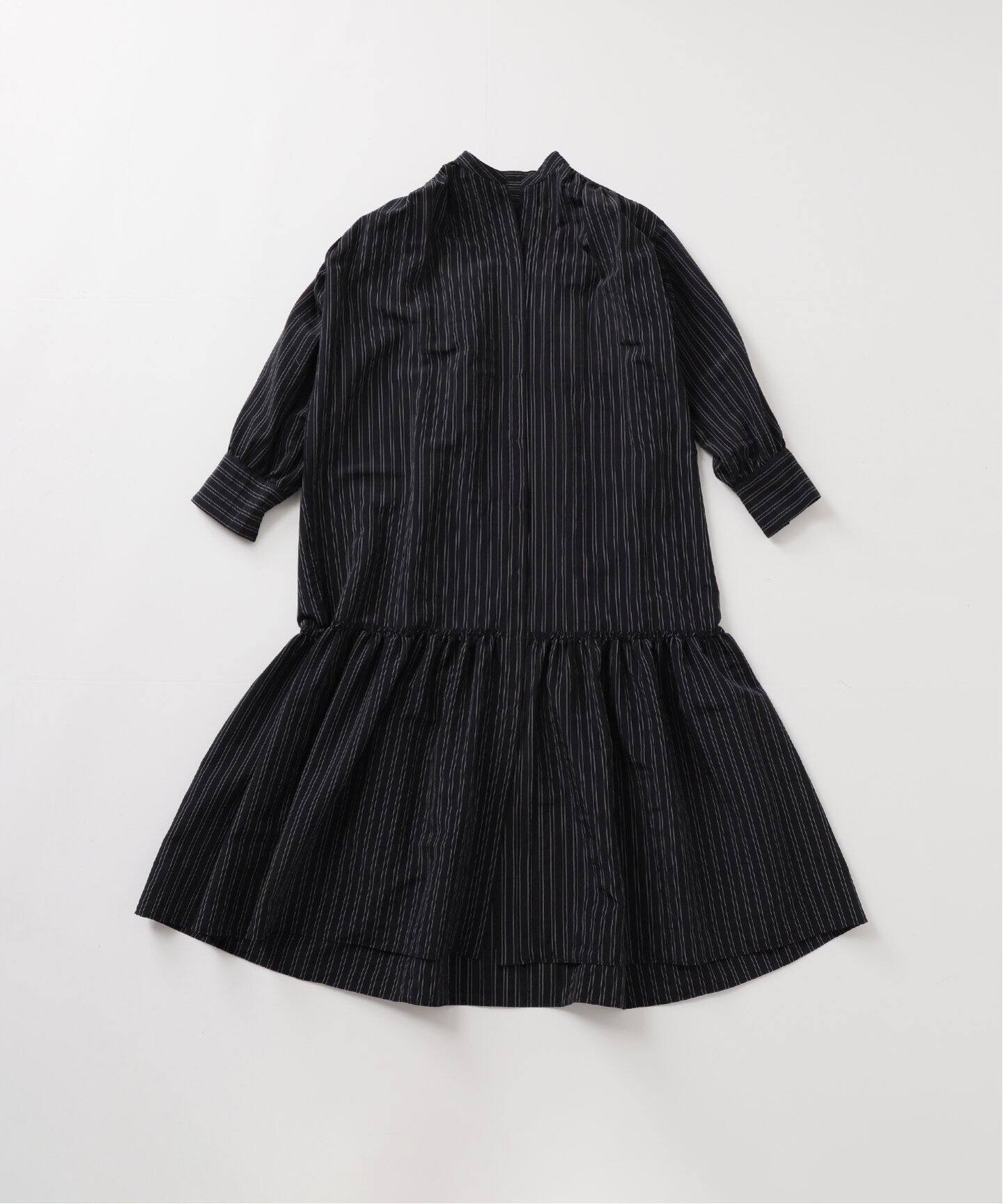 予約》デシン/ストライプマキシ ワンピース（ワンピース）｜JOURNAL  